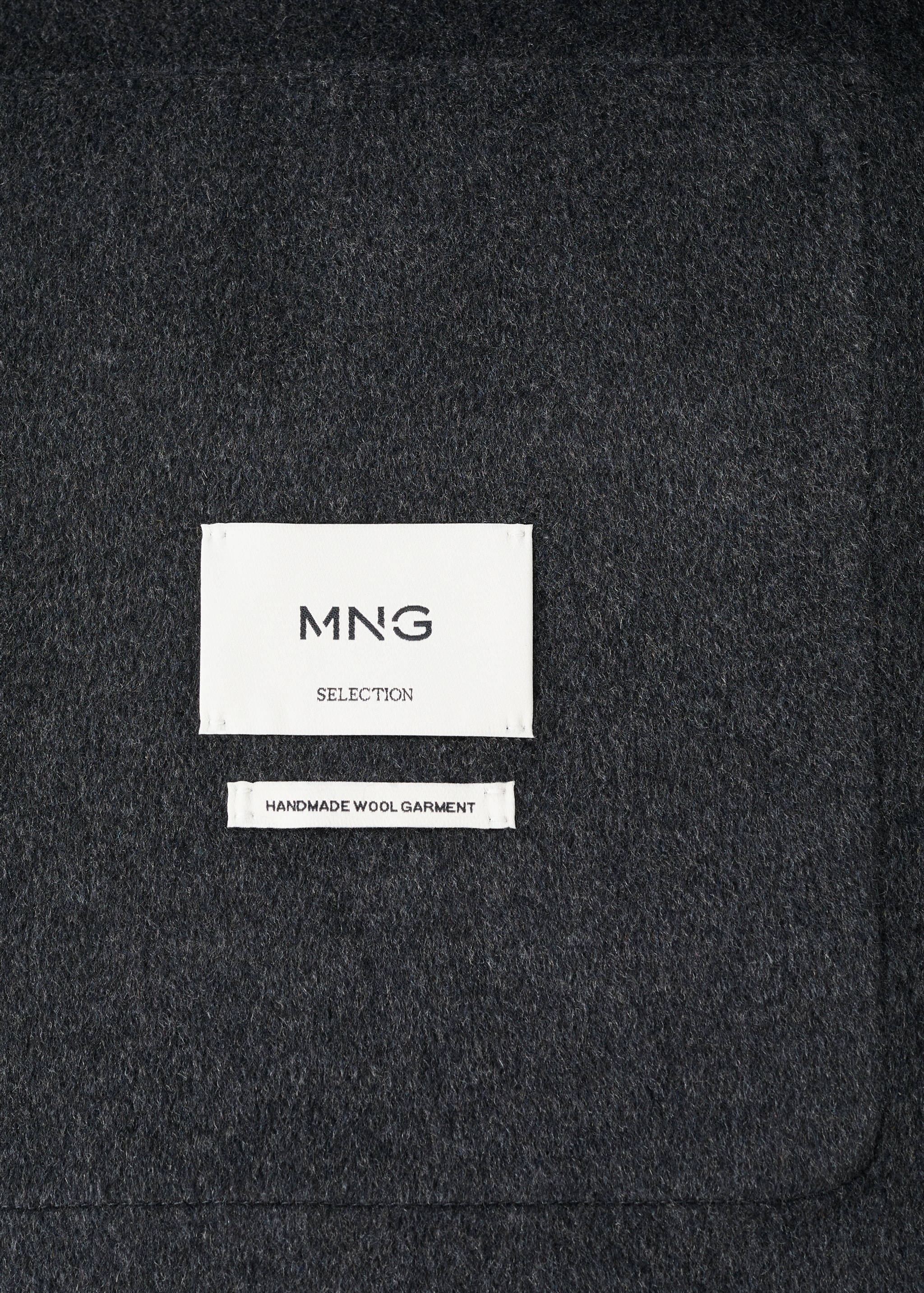 معطف صوفي يدوي الصنع مع غطاء للرأس - تفاصيل المنتج 0