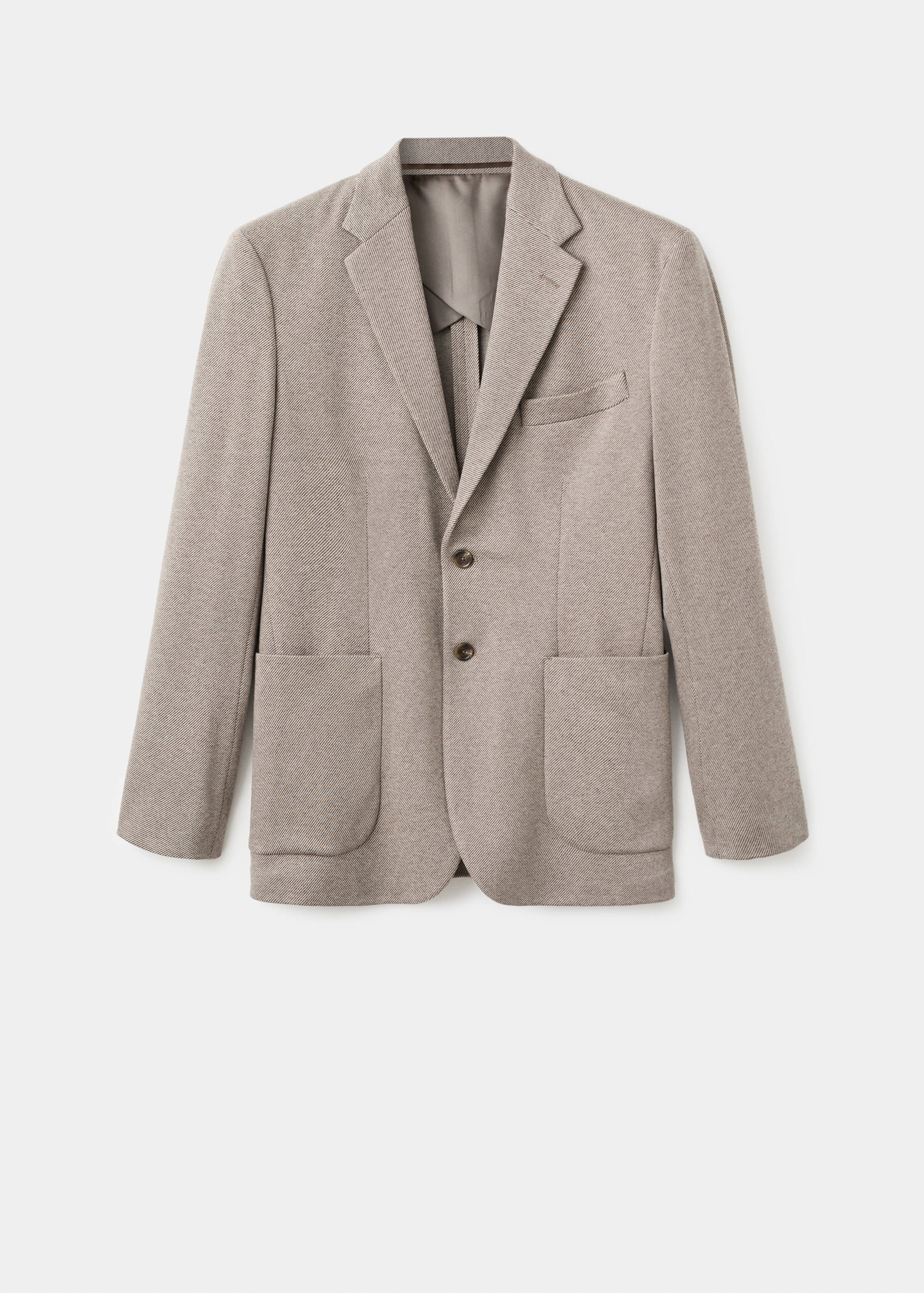 Slim Fit-Sakko mit Mikro-Hahnentrittmuster - Artikel ohne Model