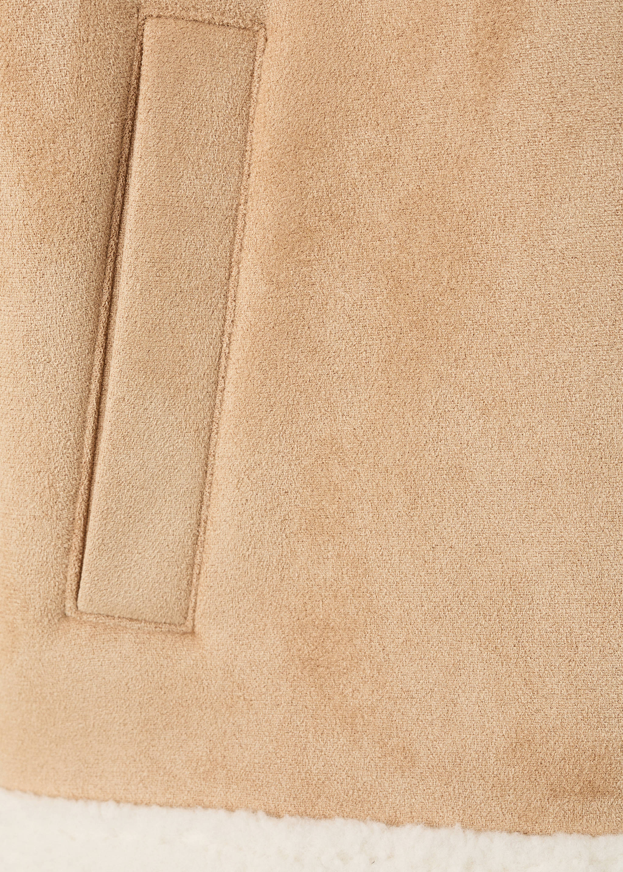 Shearling suede coat - Details of the article 0