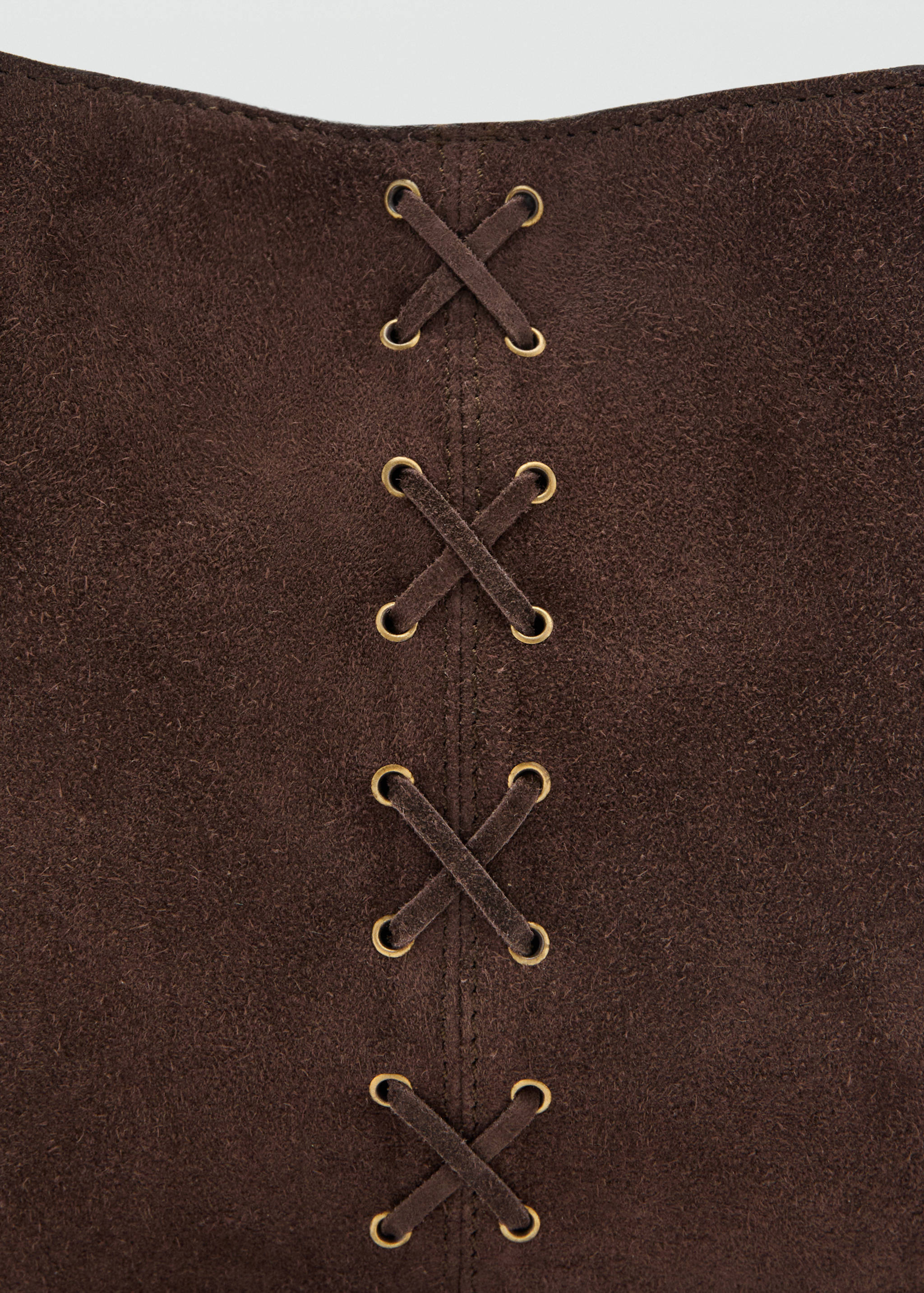 Leather bag with cord detail - Details of the article 2