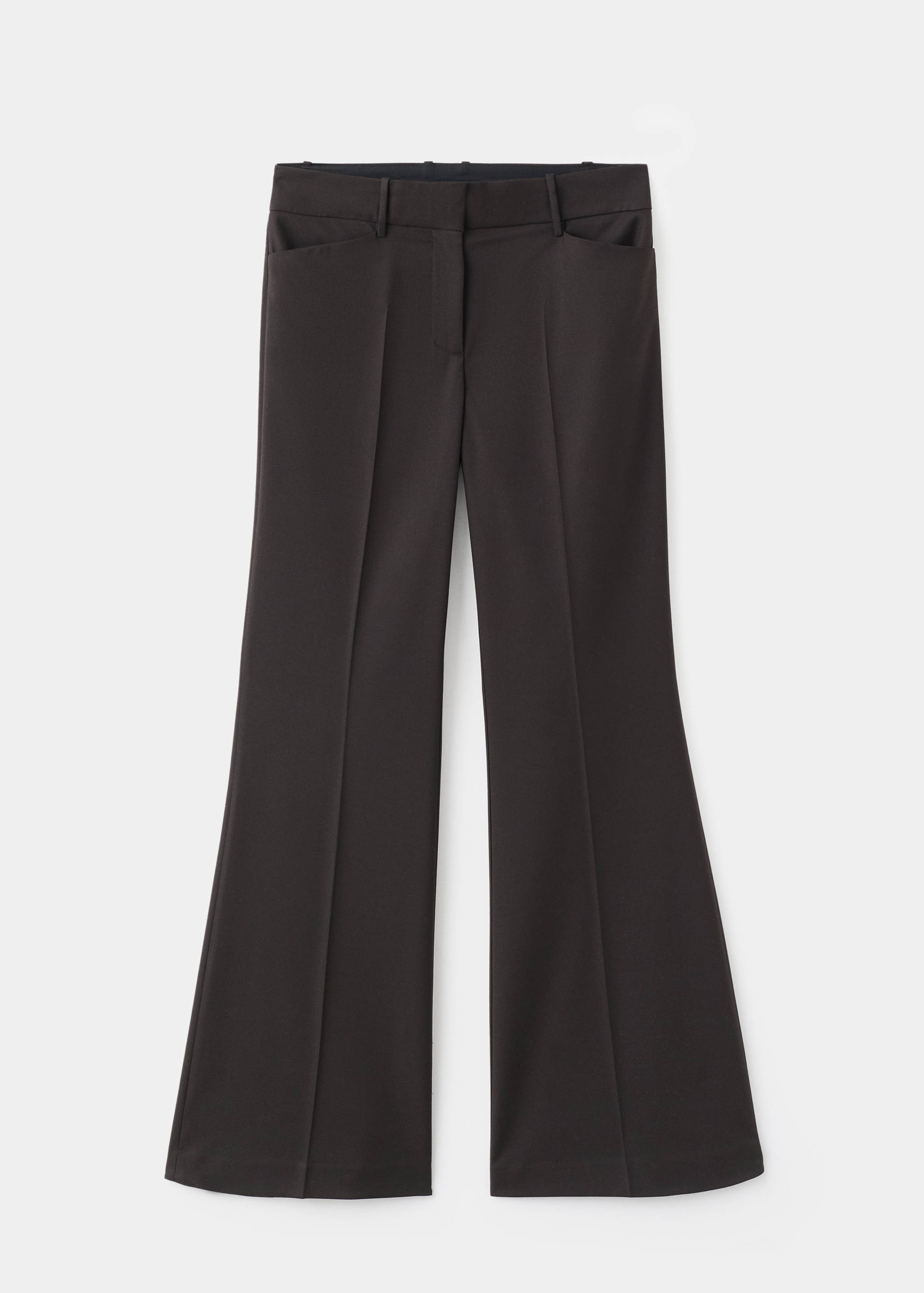 Mid-rise flare pants - Article without model