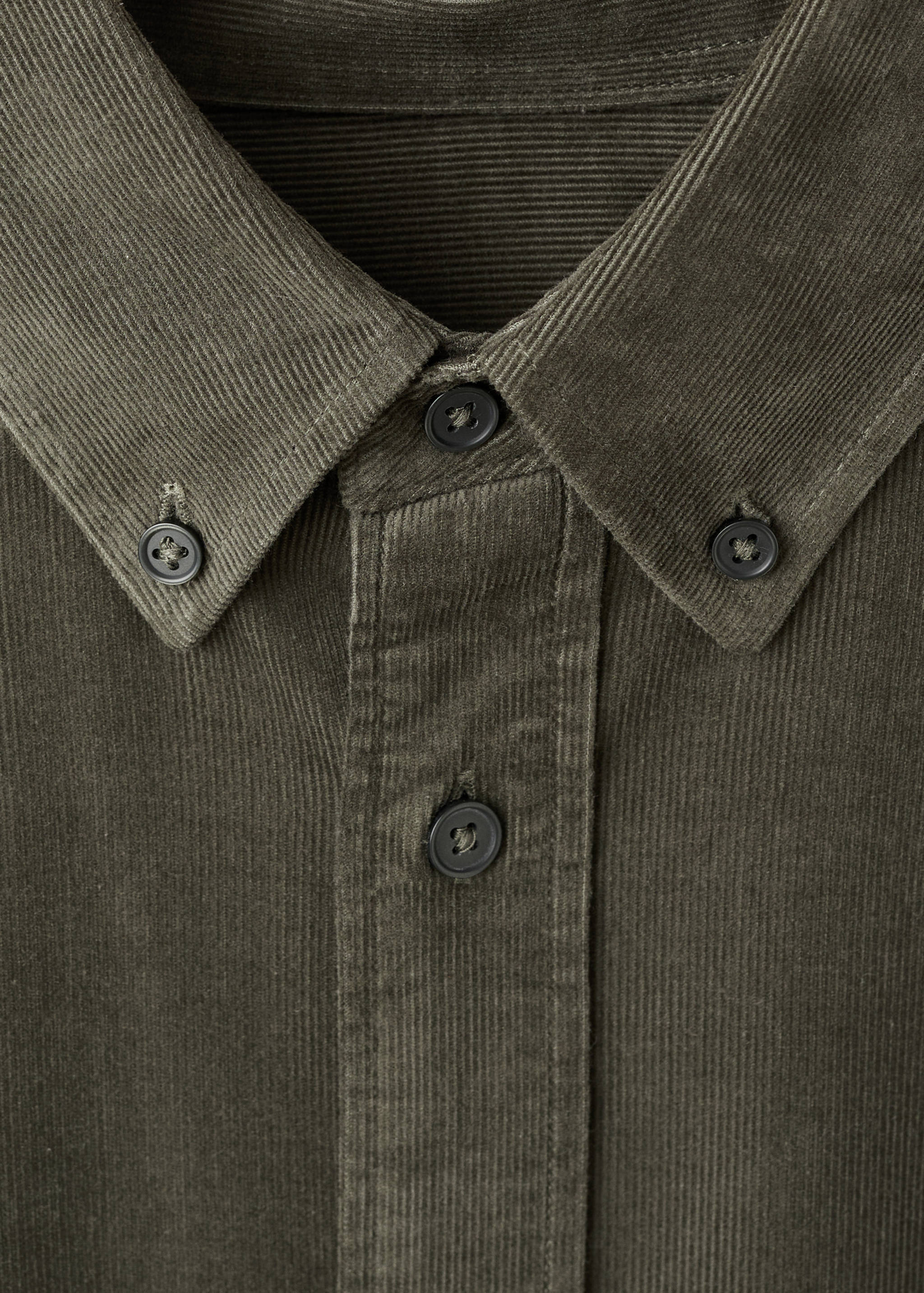 Classic-fit micro-corduroy shirt - Details of the article 8