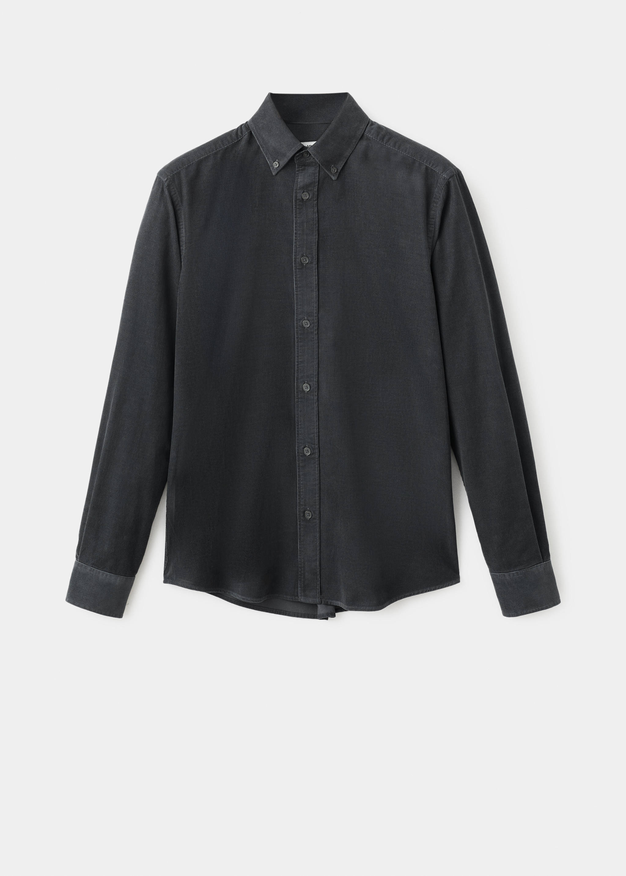 Classic-fit micro-corduroy shirt - Article without model