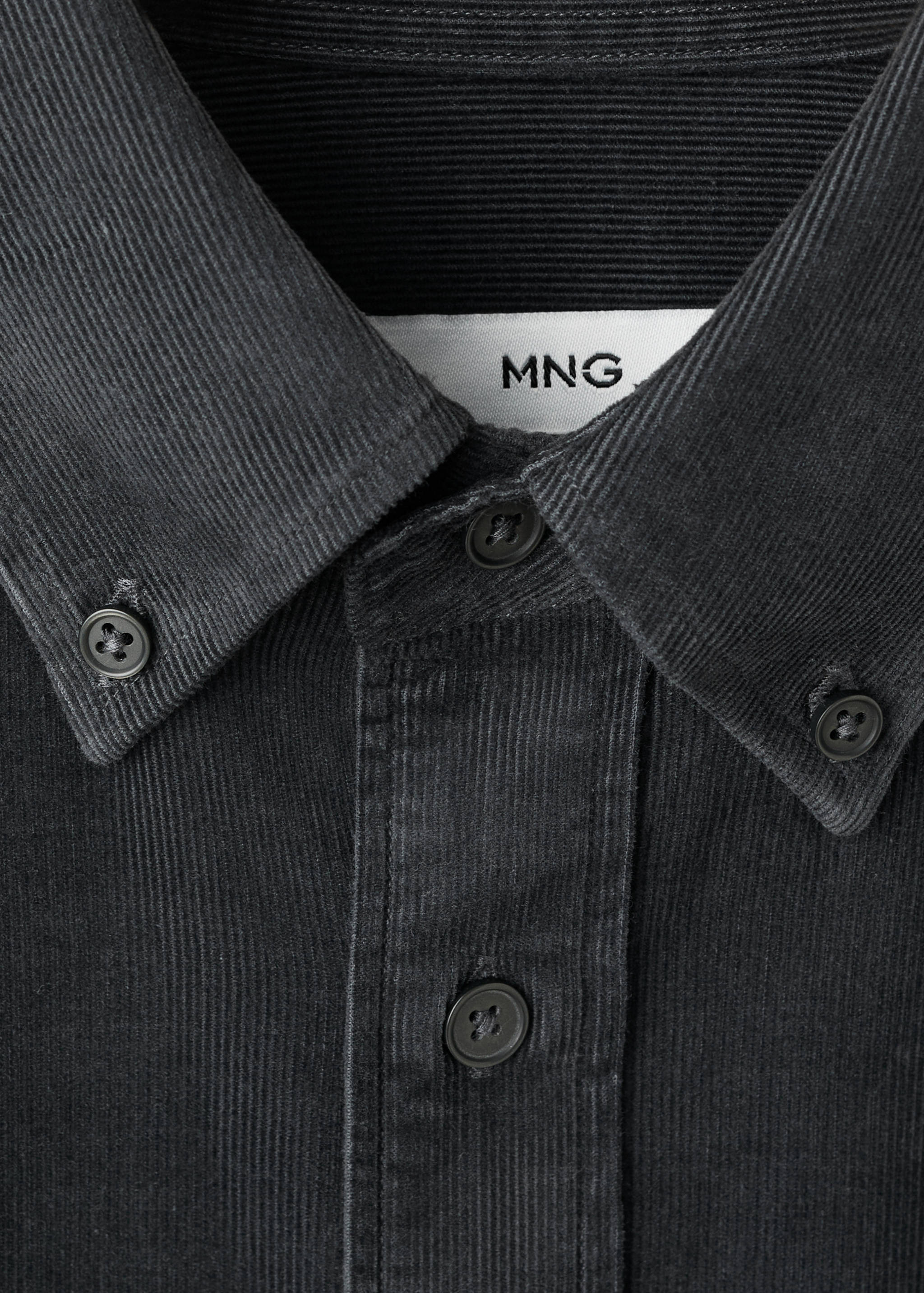 Classic-fit micro-corduroy shirt - Details of the article 8
