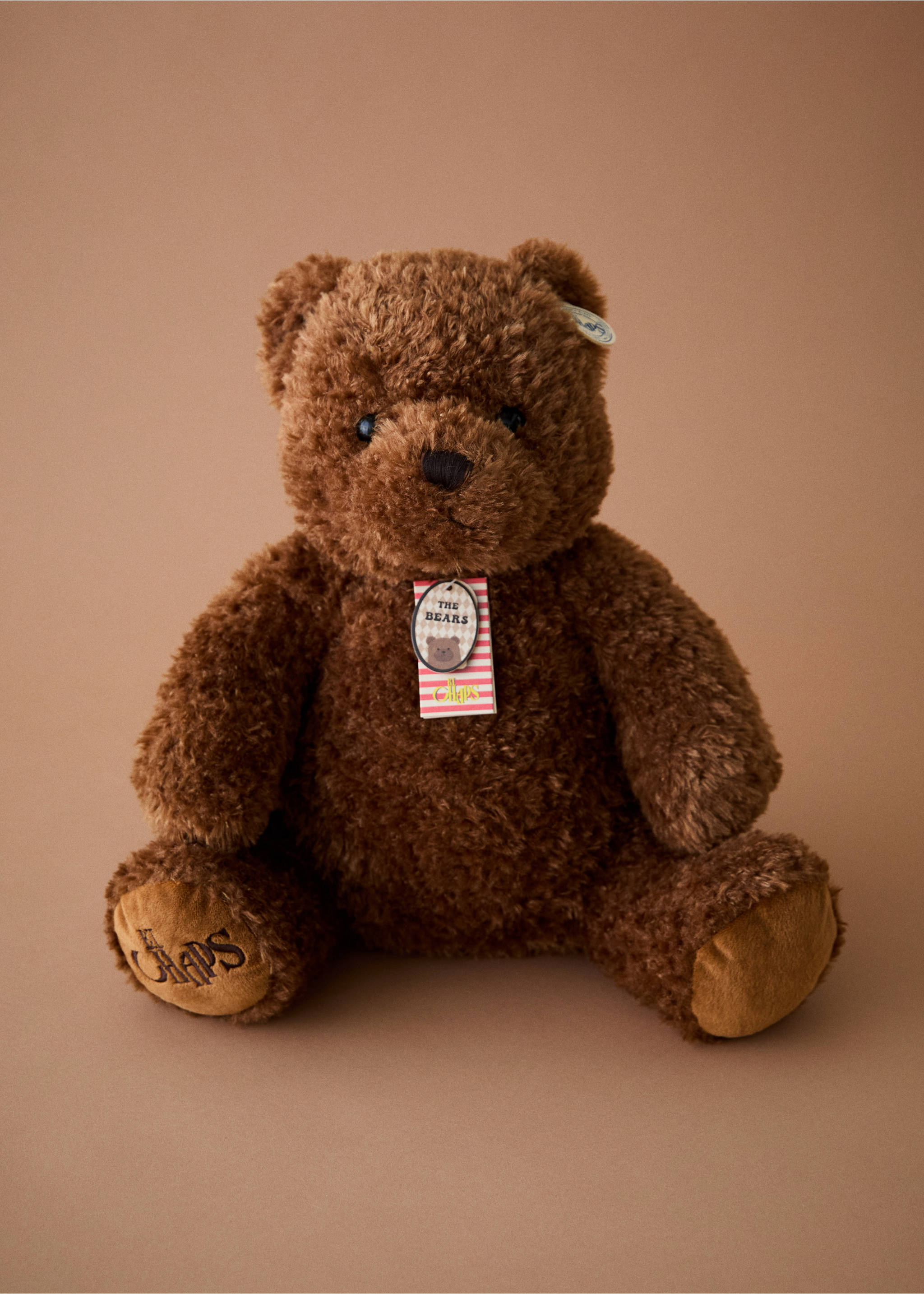 Großer Teddybär Henry - Allgemeine Ansicht, Ecru. Ref: 17067901-00.