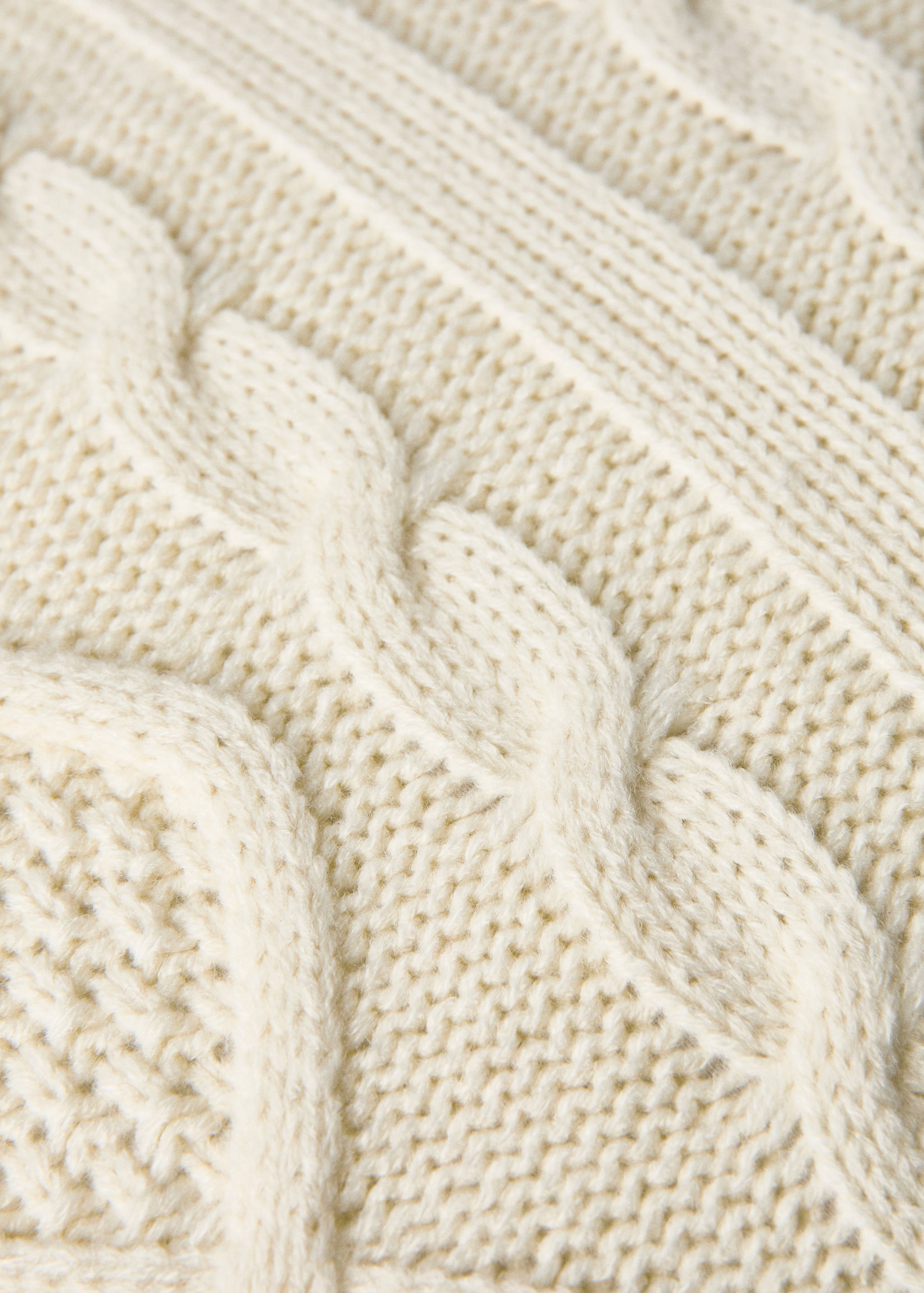 Children’s cable-knit cushion cover 45x45 cm - Details of the article 2