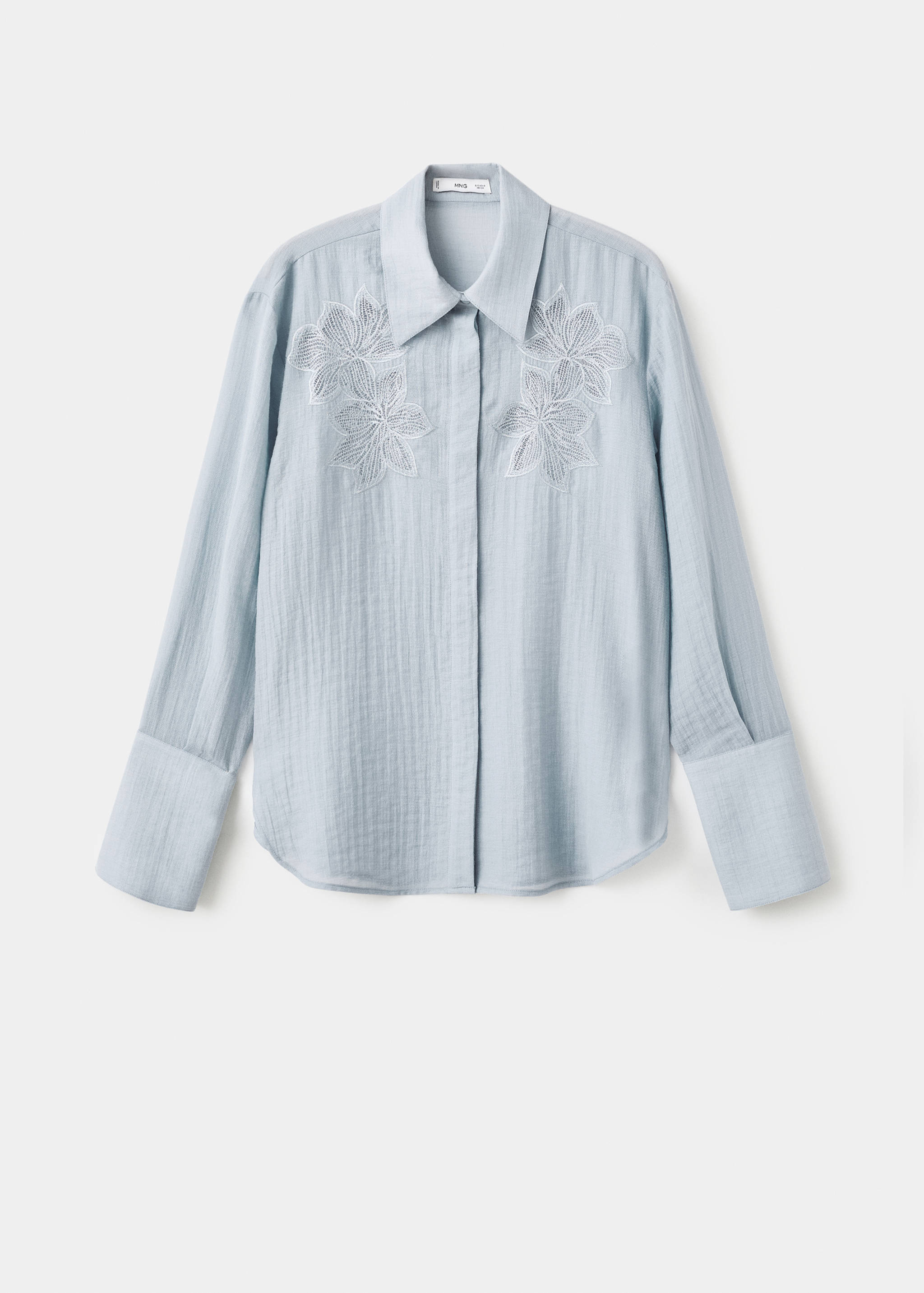 Embroidered lyocell blouse - Article without model