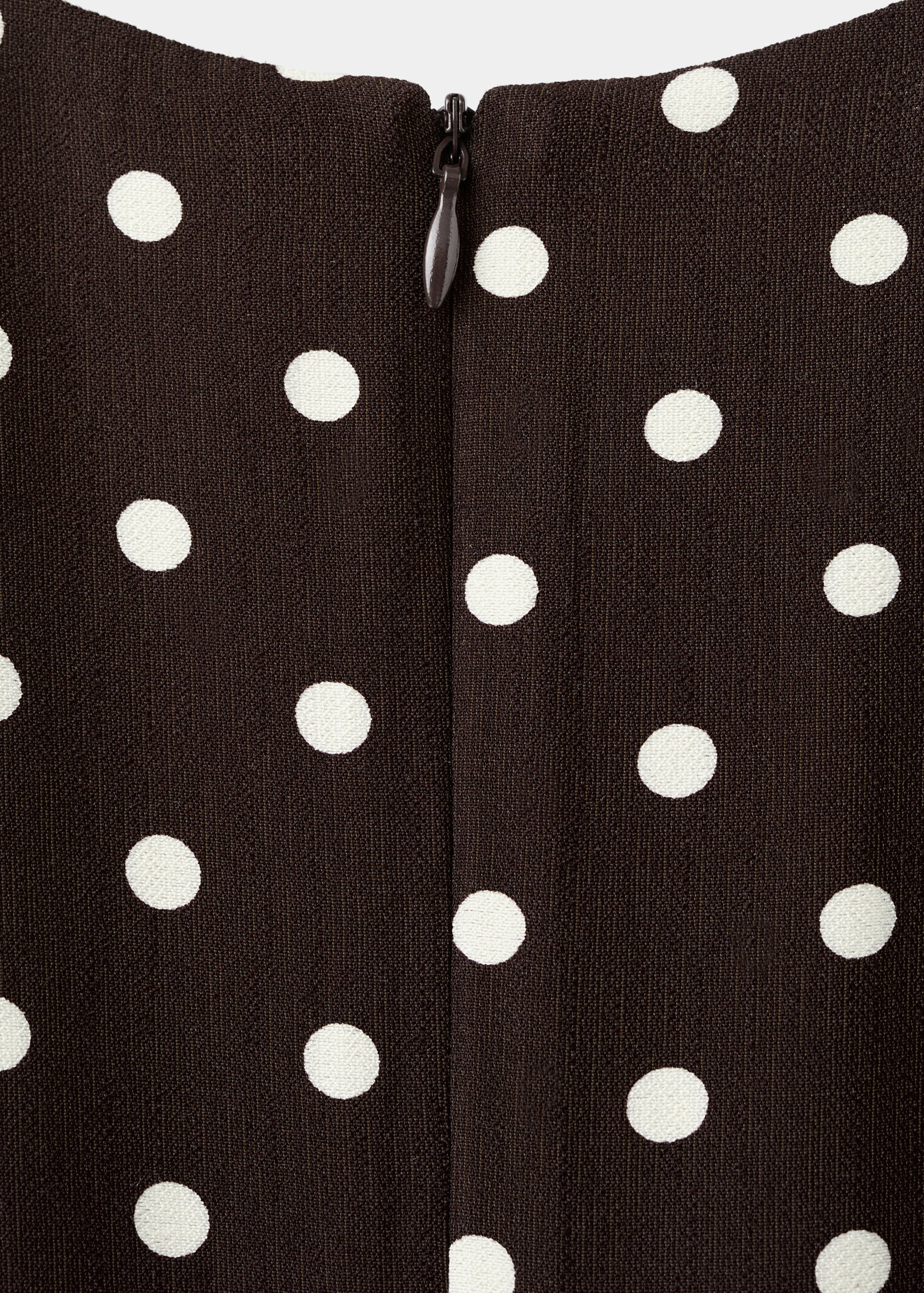 A-line polka-dot dress - Details of the article 8