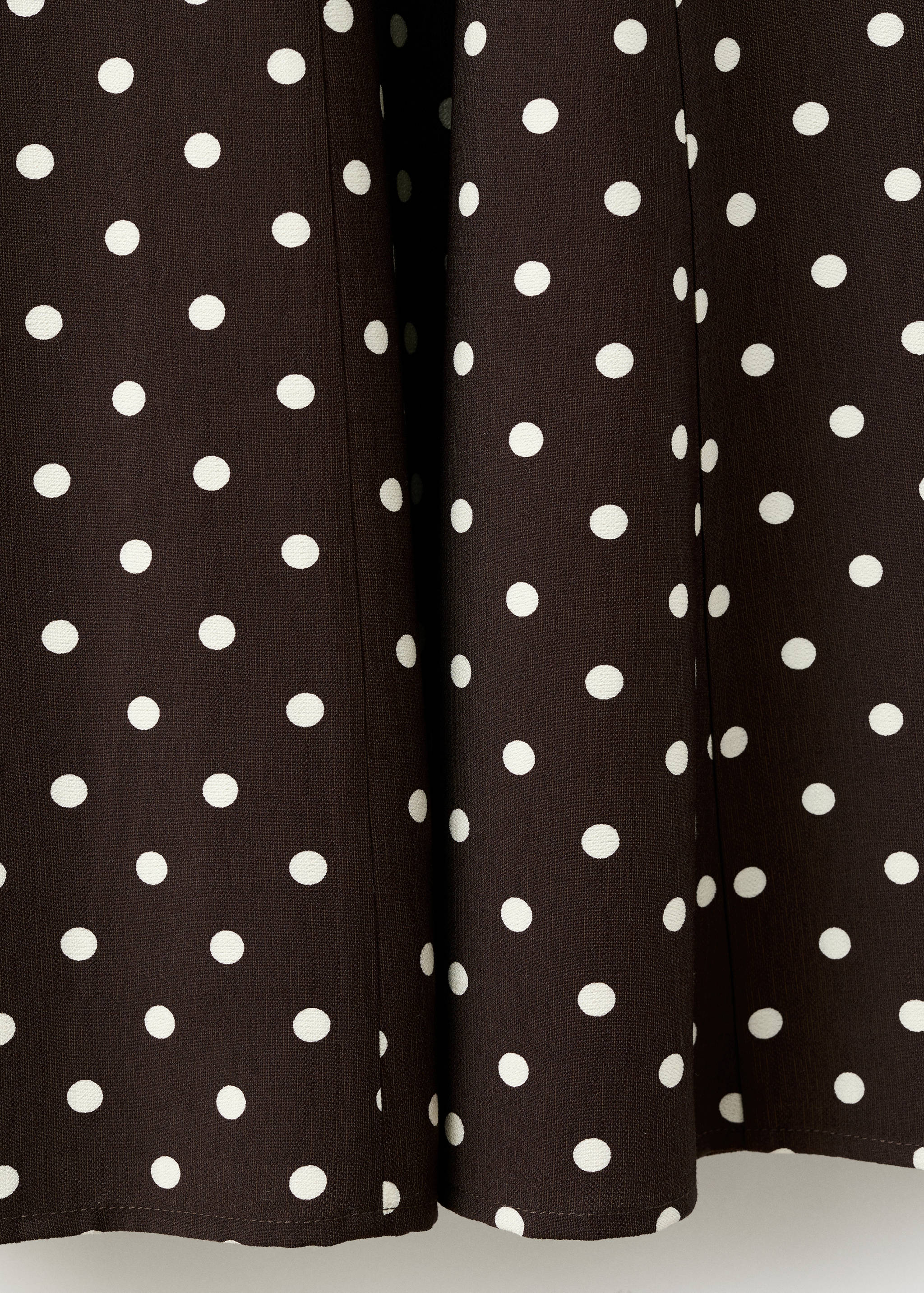 A-line polka-dot dress - Details of the article 0