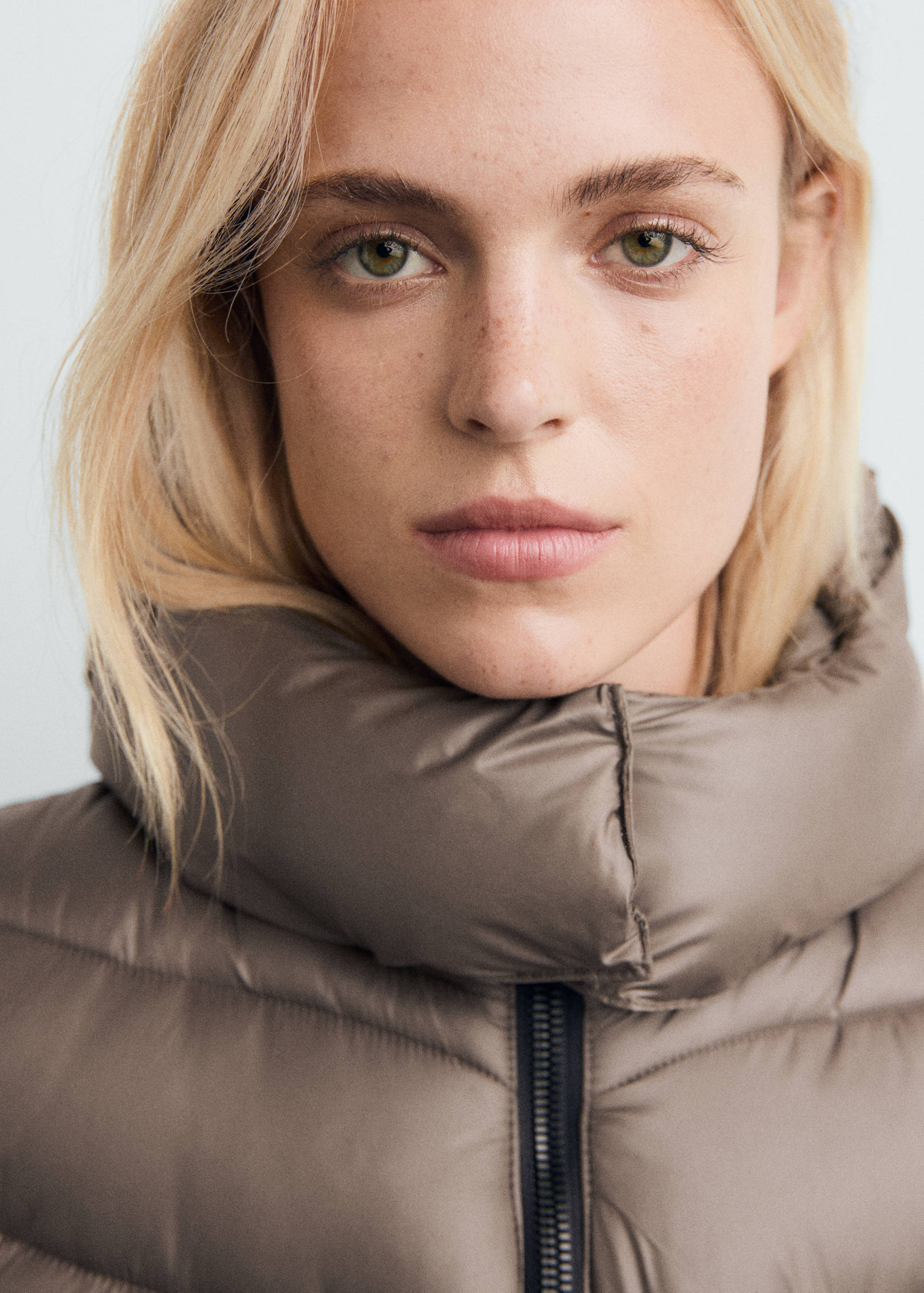 Anorak midi matelassé capuche - Détail de l'article 1