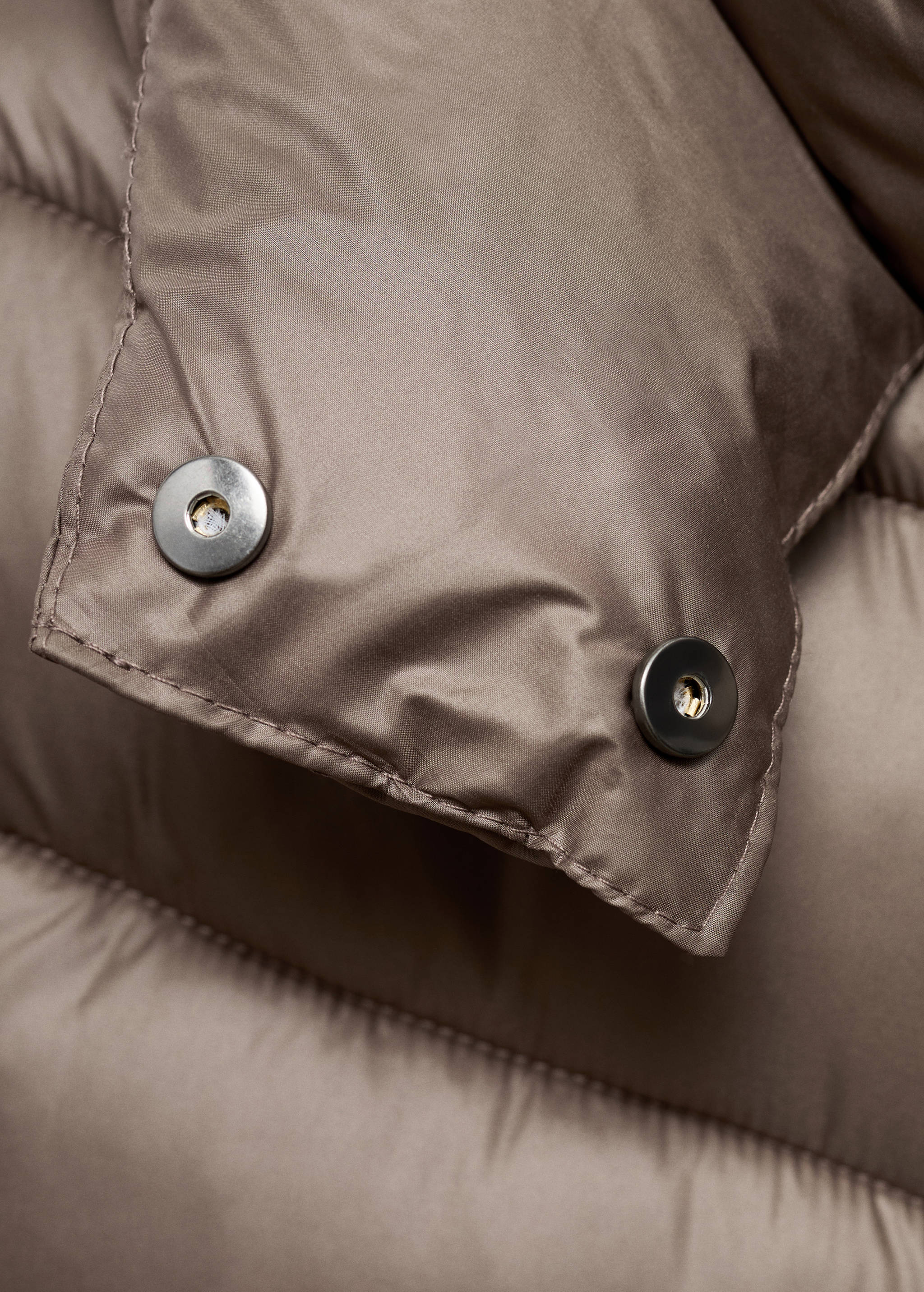 Anorak midi matelassé capuche - Détail de l'article 8