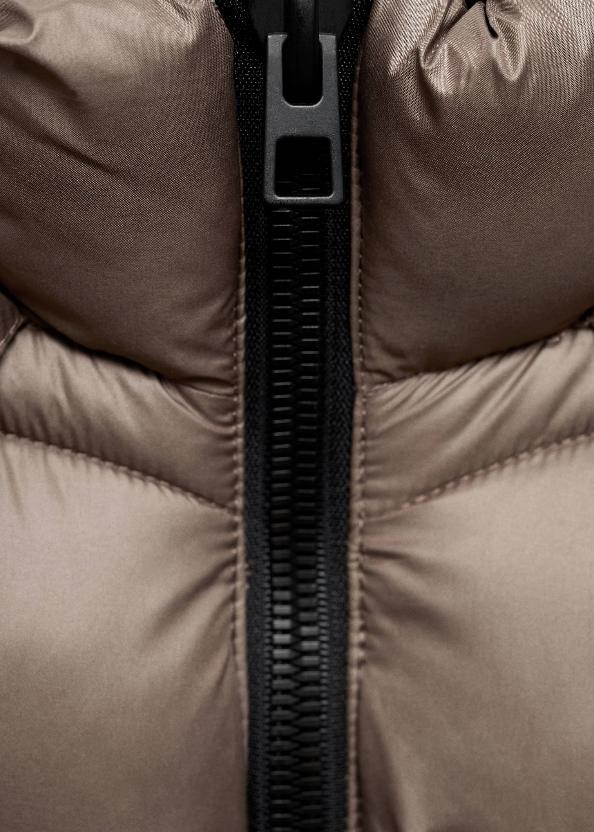 Anorak midi matelassé capuche - Détail de l'article 0