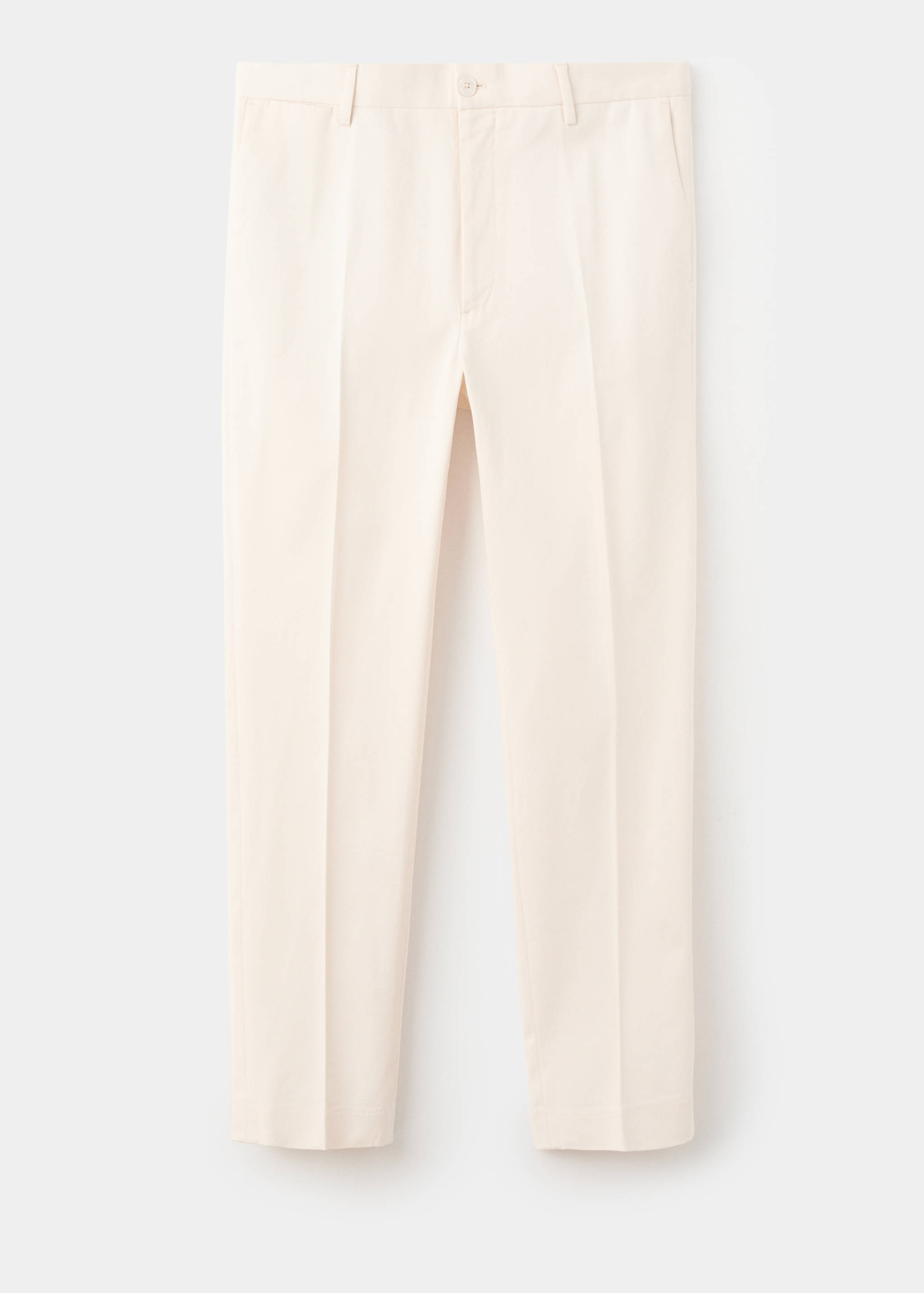 Regular-fit cotton trousers - Article without model