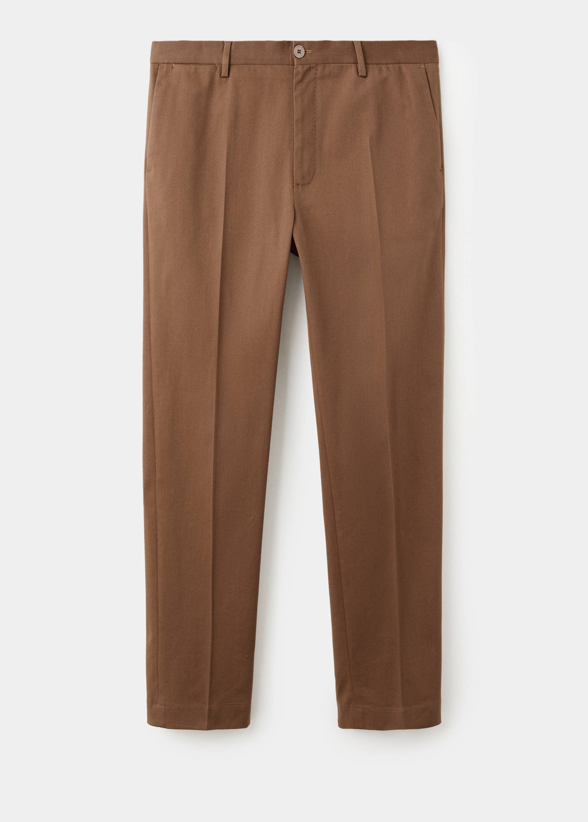 Regular-fit cotton trousers - Article without model
