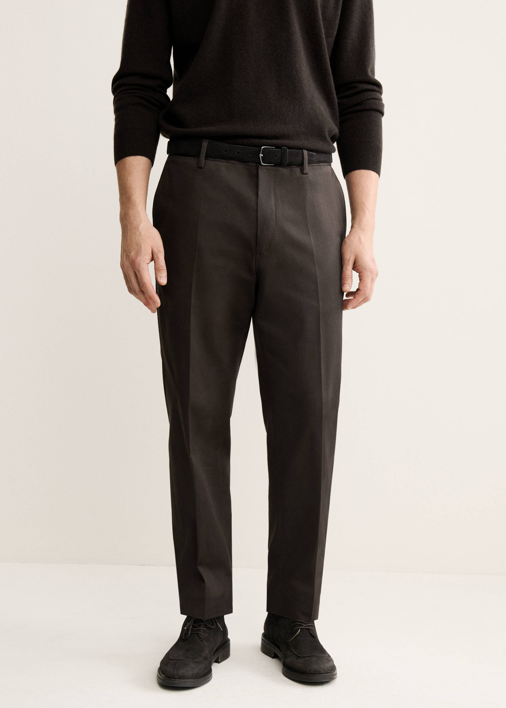 Pantalon regular-fit coton - Plan moyen