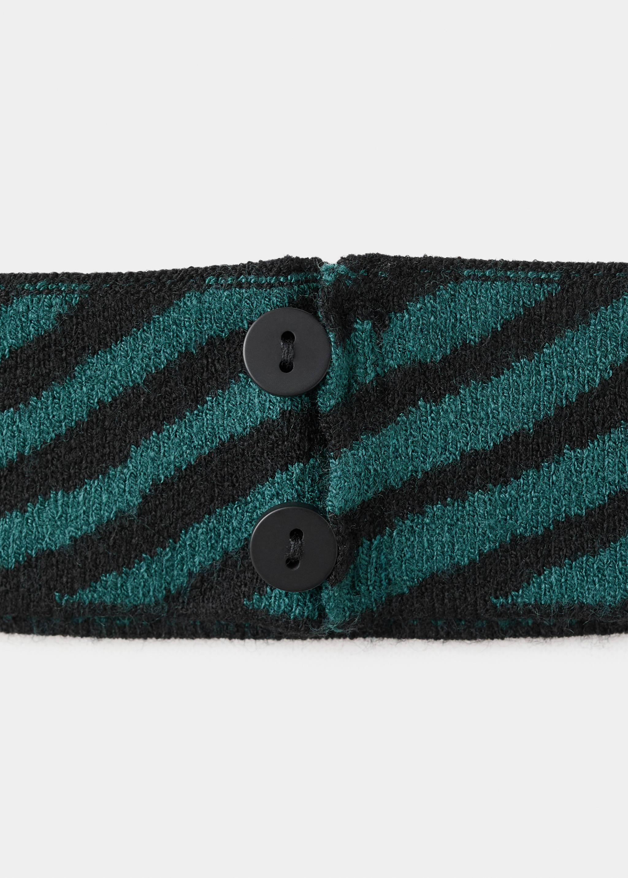 Striped strapless top - Details of the article 0