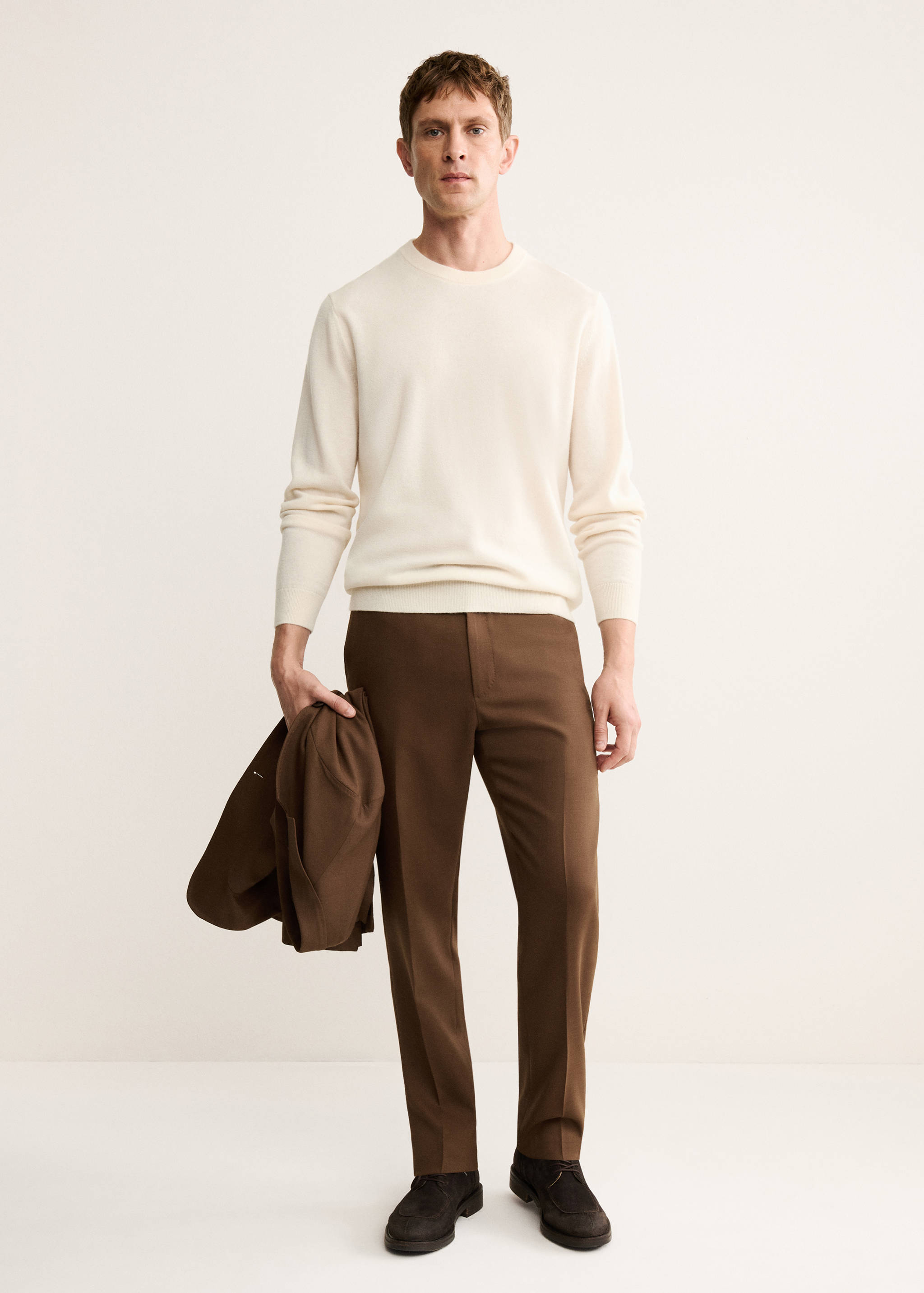 Jersey 100% cashmere regular fit - Plano general