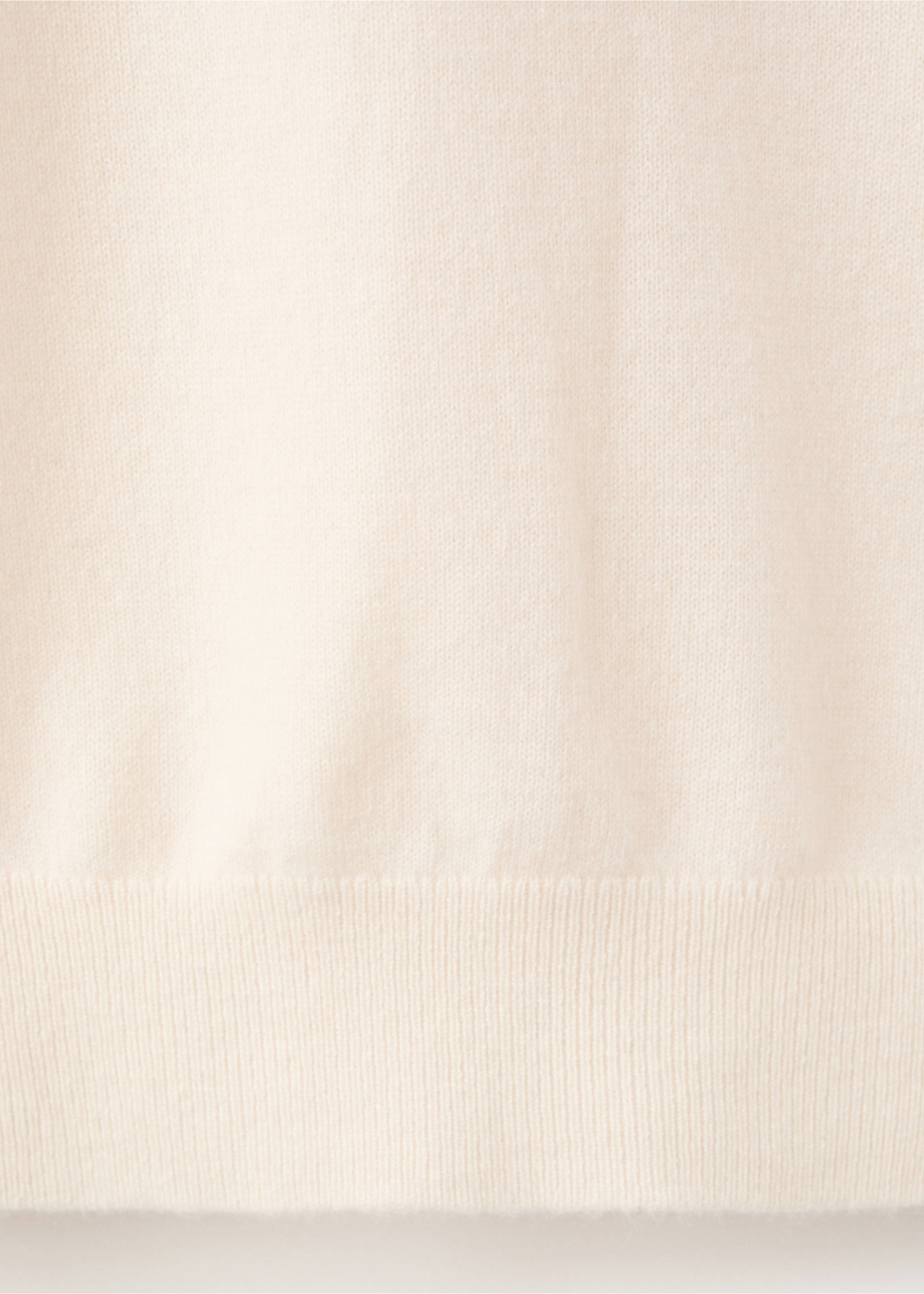 Jersey 100% cashmere regular fit - Detalle del artículo 0, Blanco marfil. Ref: 17068276-00.