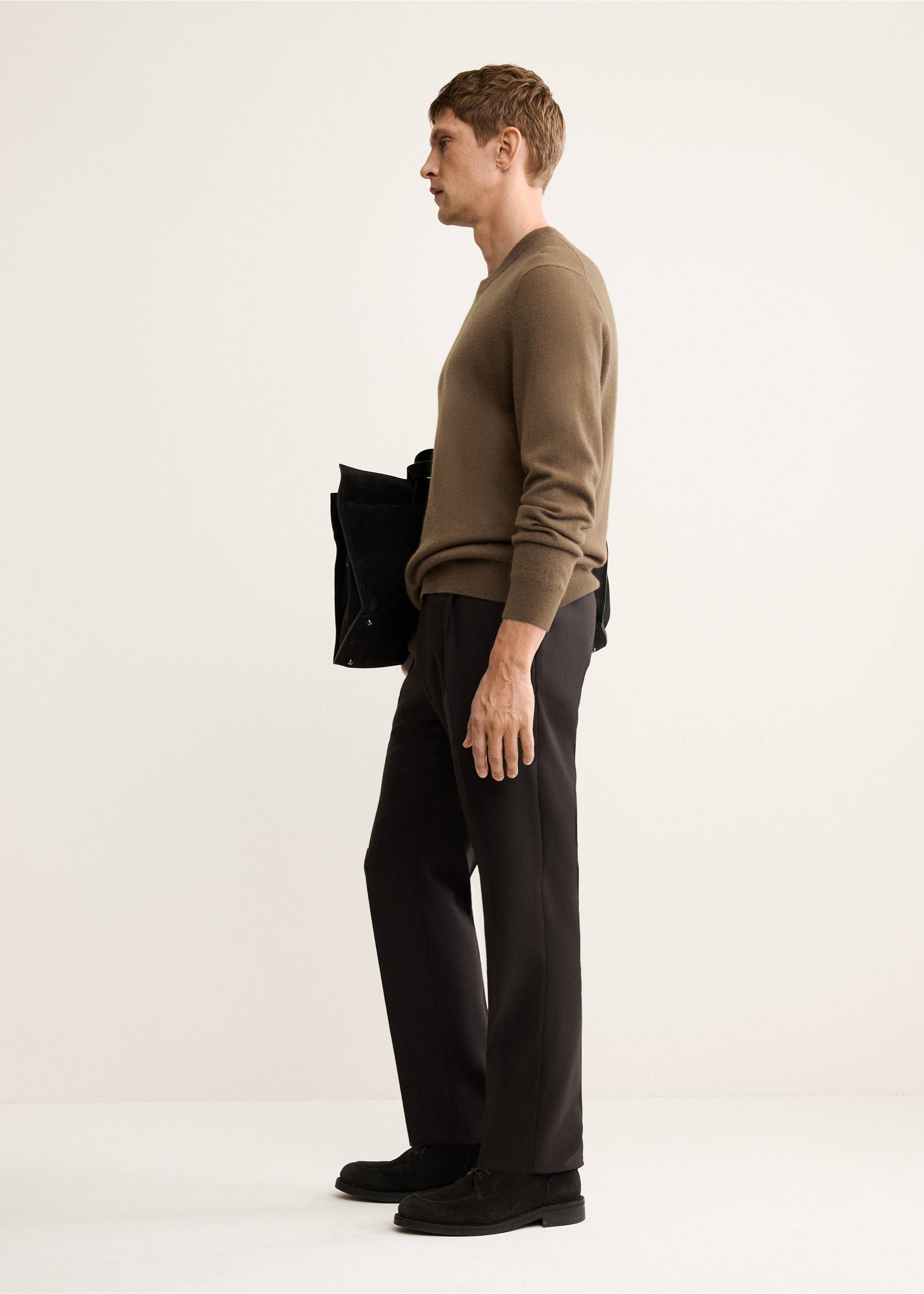 Jersey 100% cashmere regular fit - Detalle del artículo 6, Marrón medio. Ref: 17068276-00.