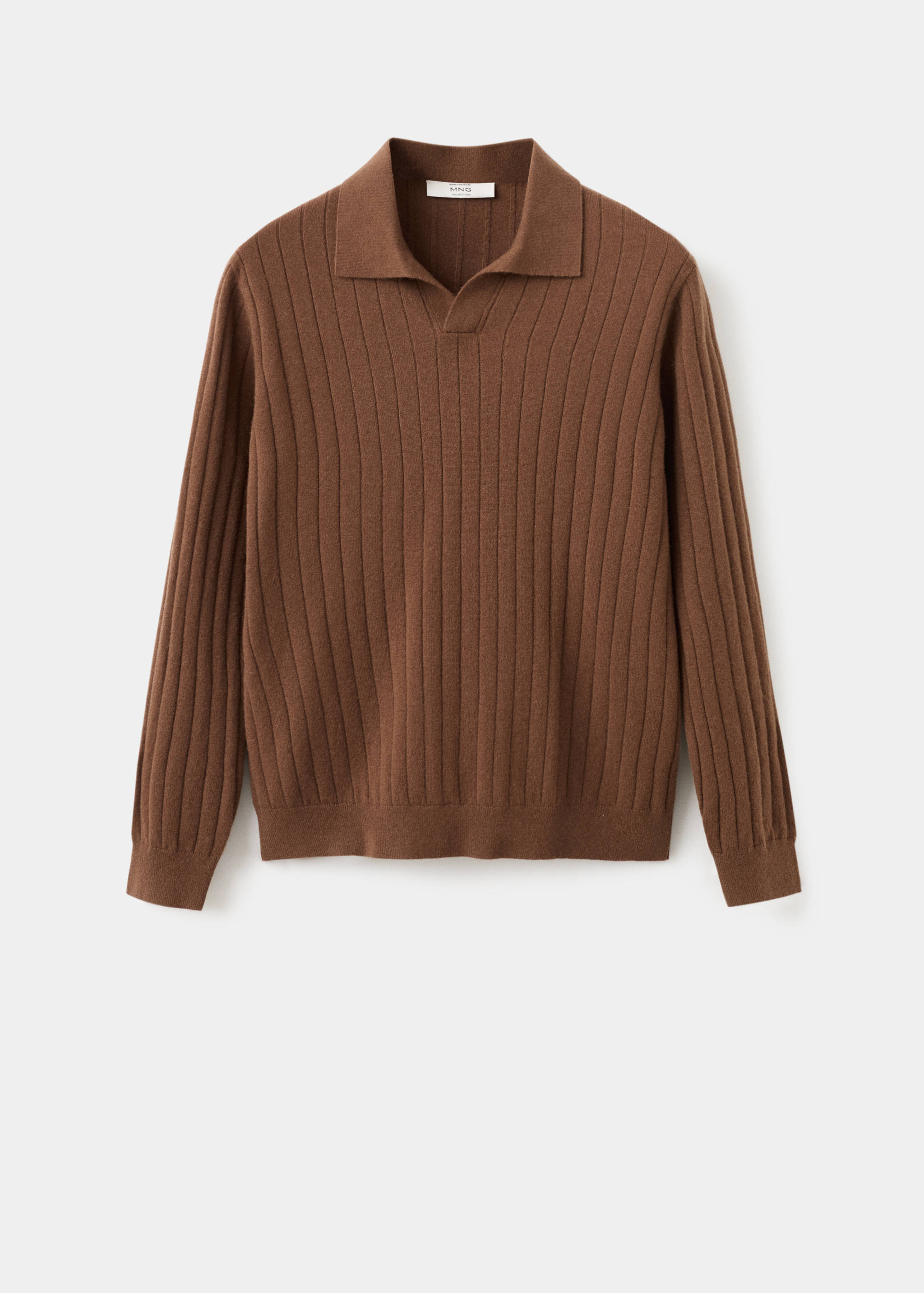 Pull-over polo 100 % cachemire - Article sans modèle