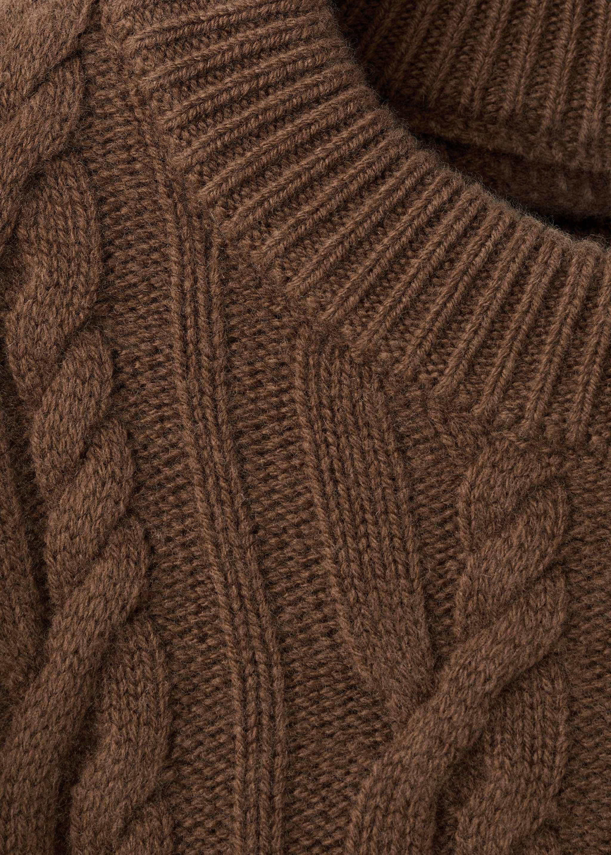 100% wool braided sweater - Details of the article 8