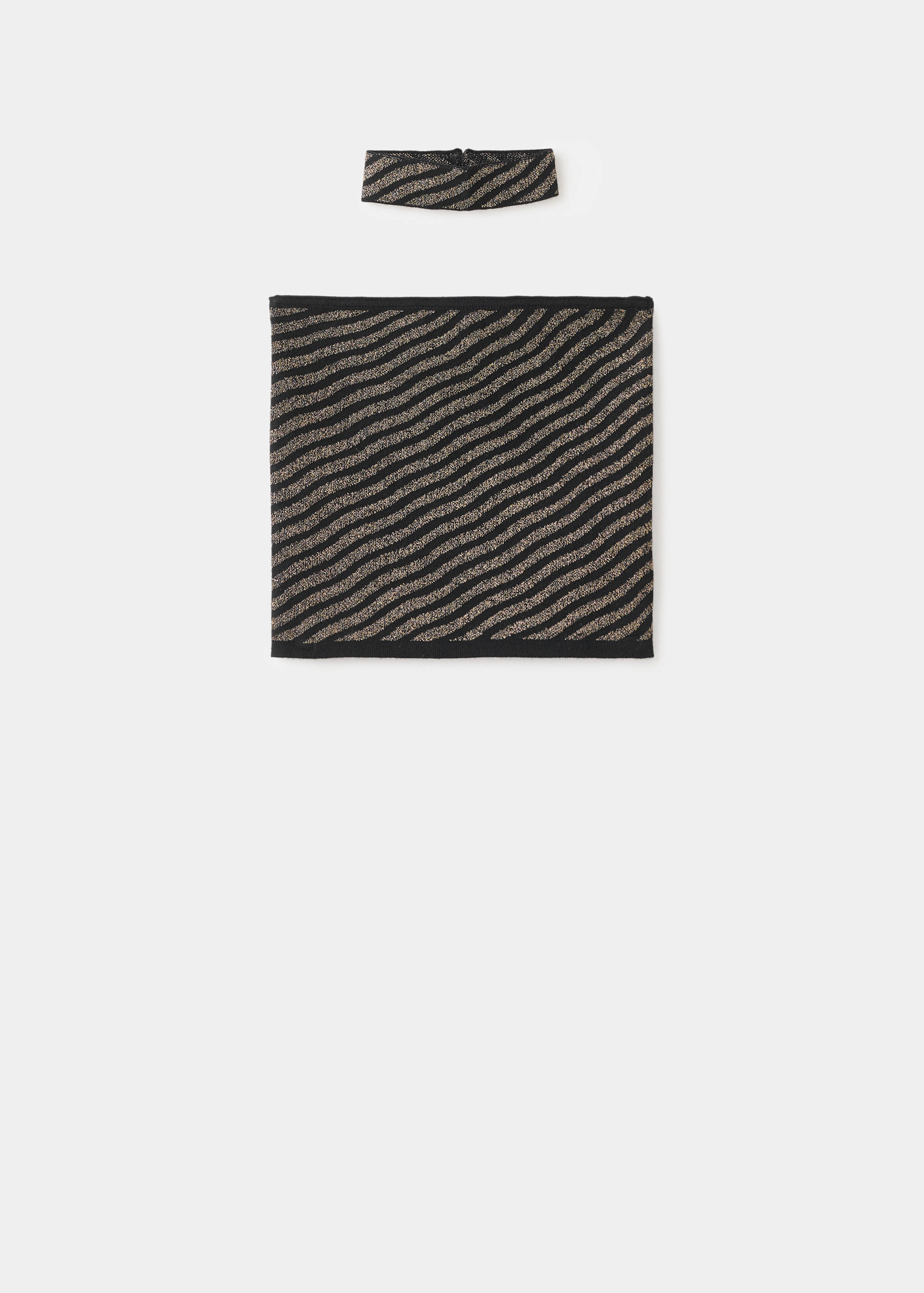 Top bez ramiączek w paski - Artykuł bez modela/modelki