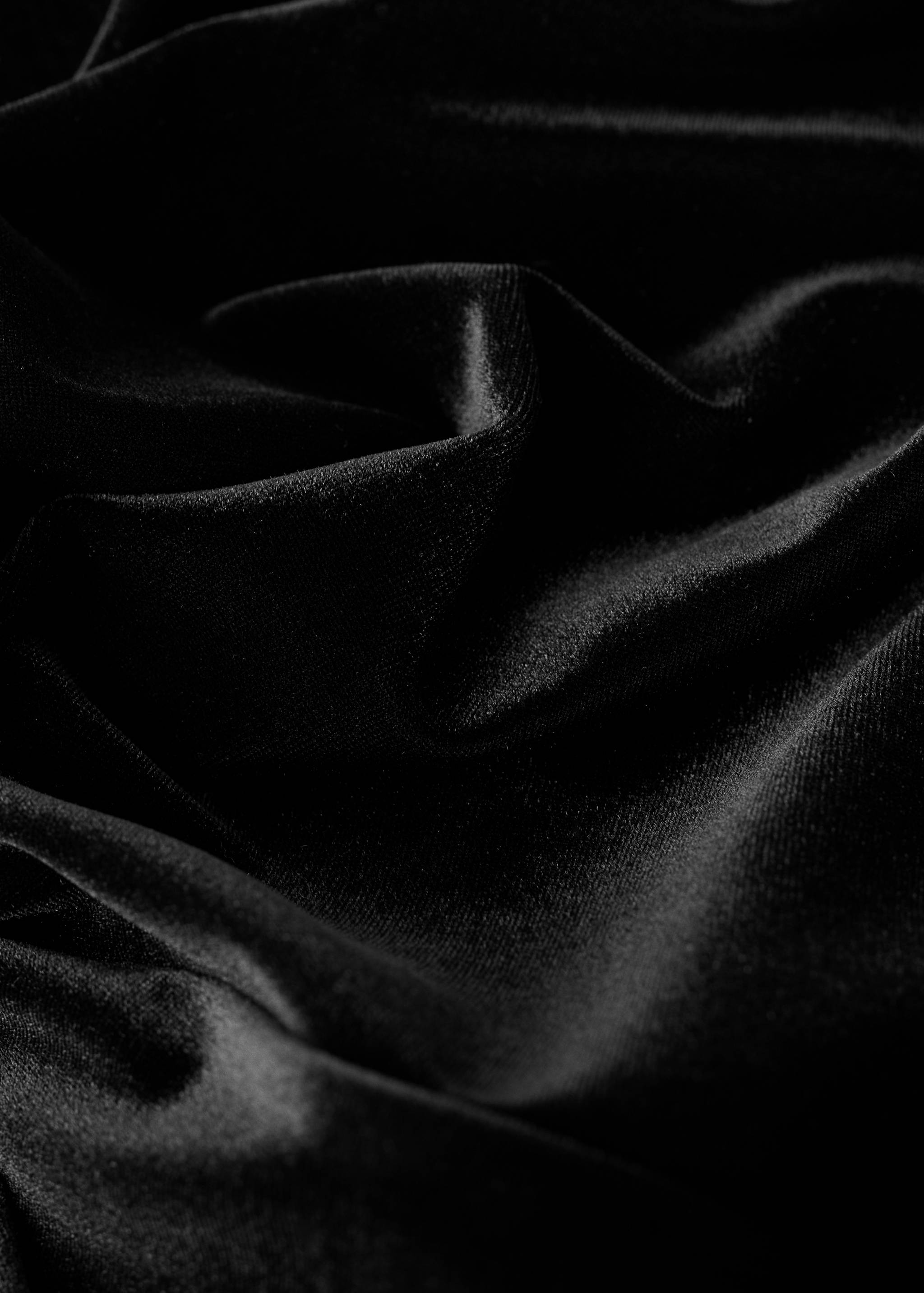 Long velvet jacket - Details of the article 0