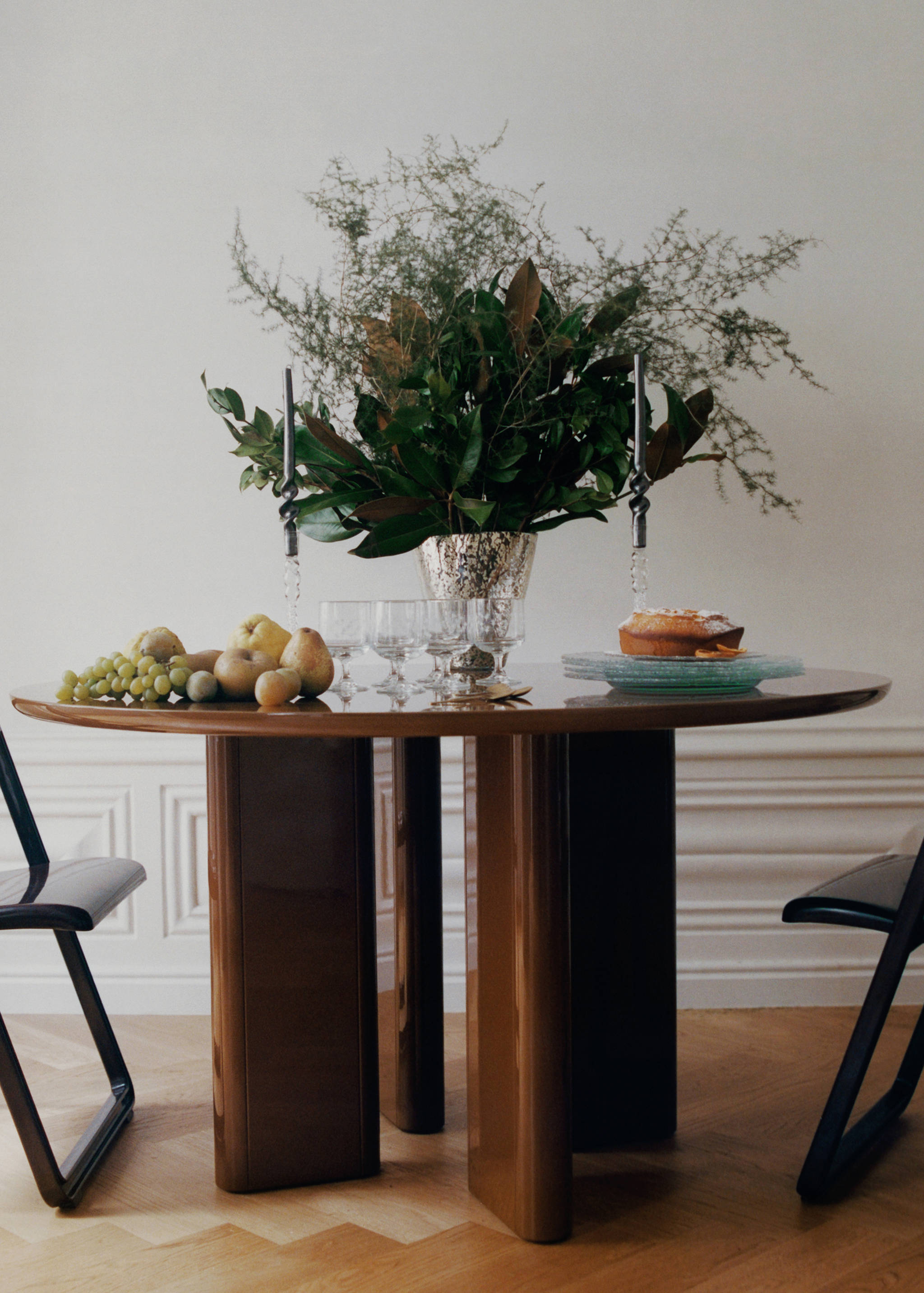 Small metallic-effect glass vase - Details of the article 6