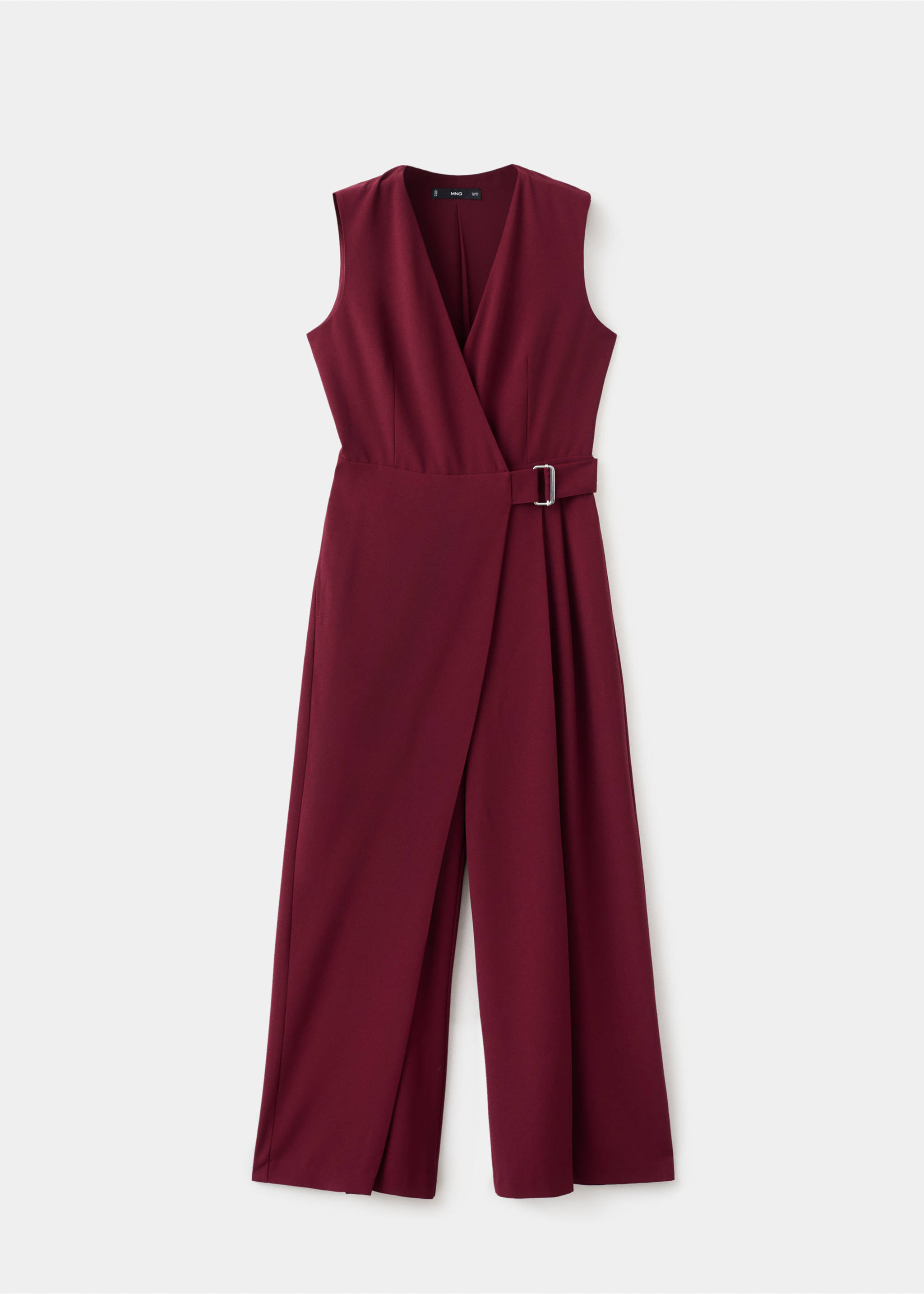 Belt wrap jumpsuit - Article without model, Wine. Ref: 17068292-00.