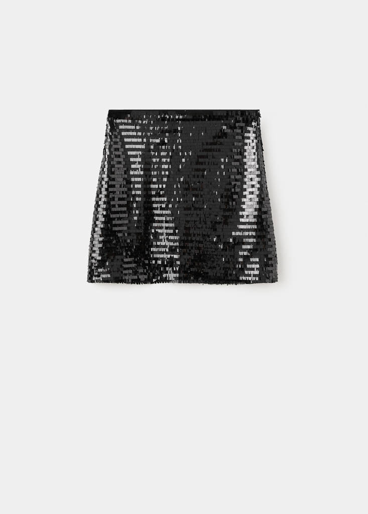 Sequin skirt — Black