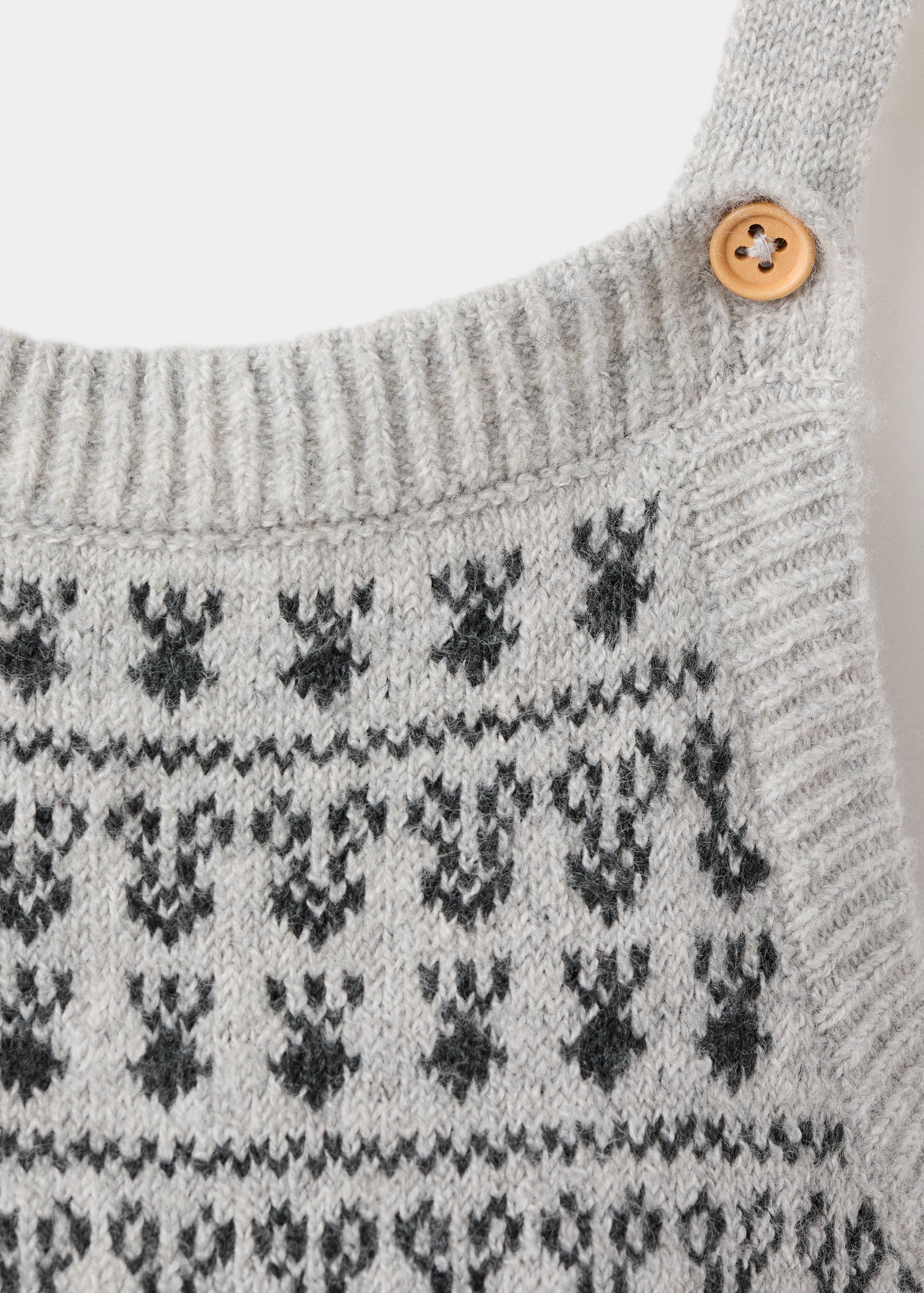 Dungarees with embroidered trim - Details of the article 8