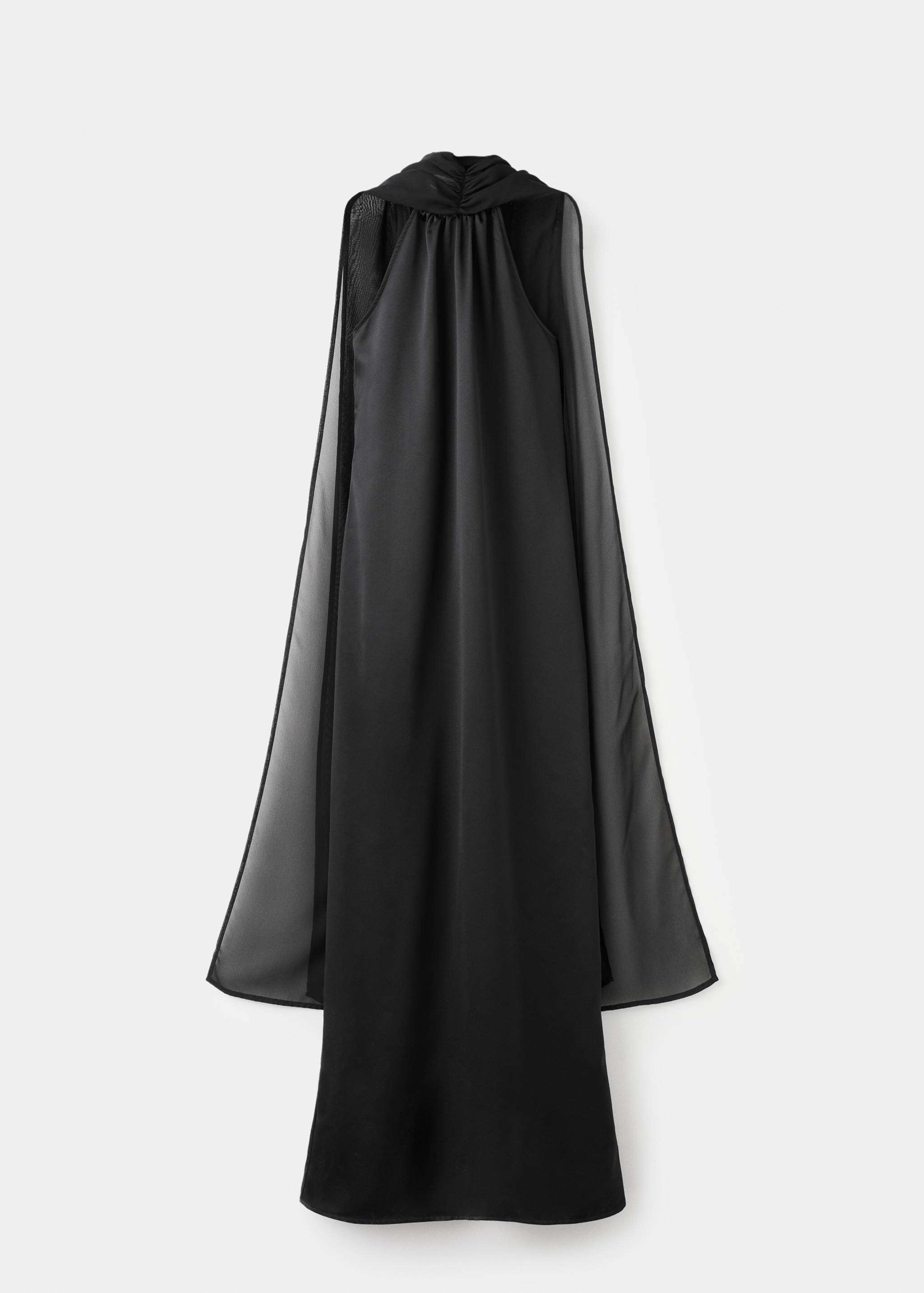 Satin halter neck dress - Article without model