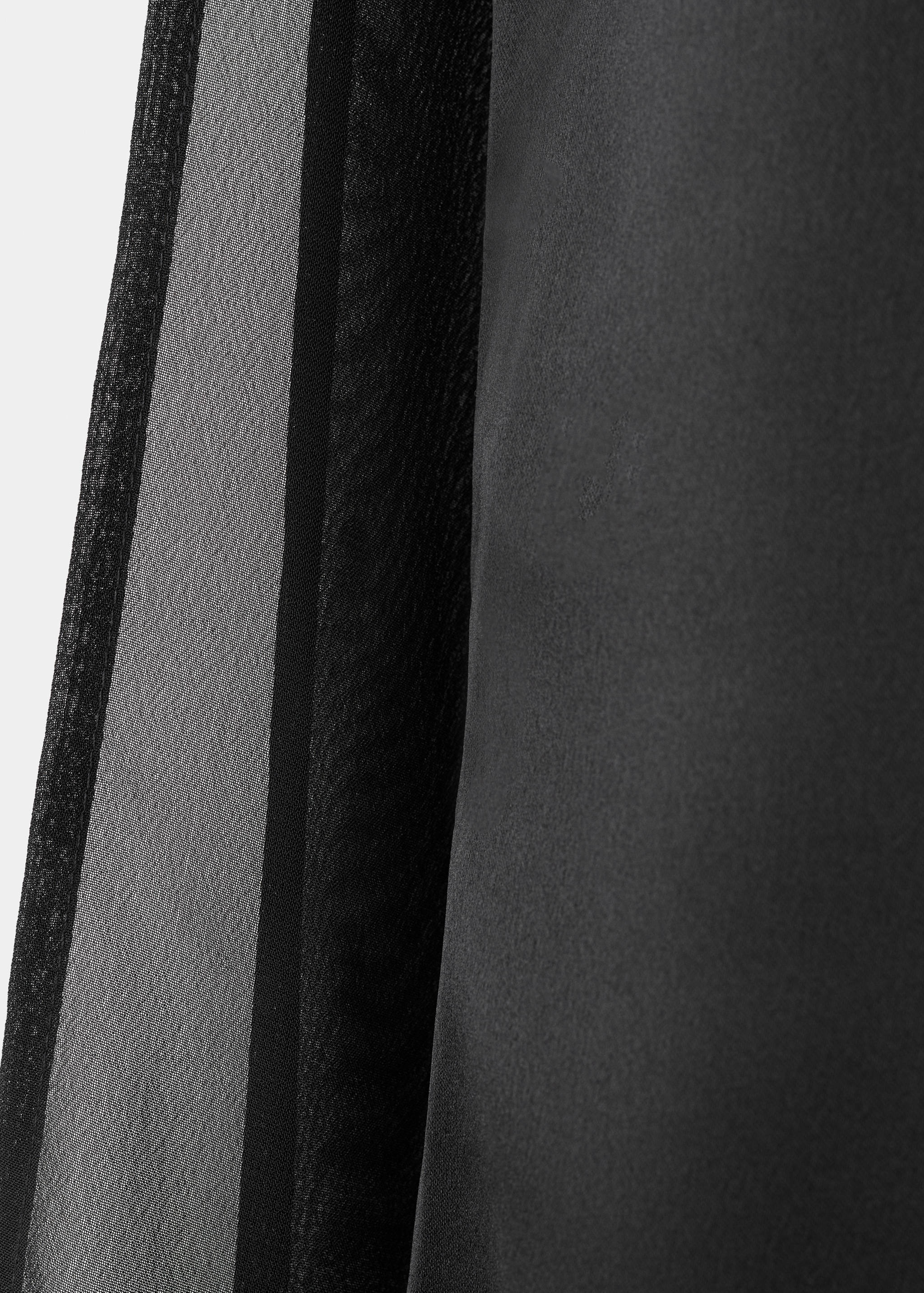 Satin halter neck dress - Details of the article 0