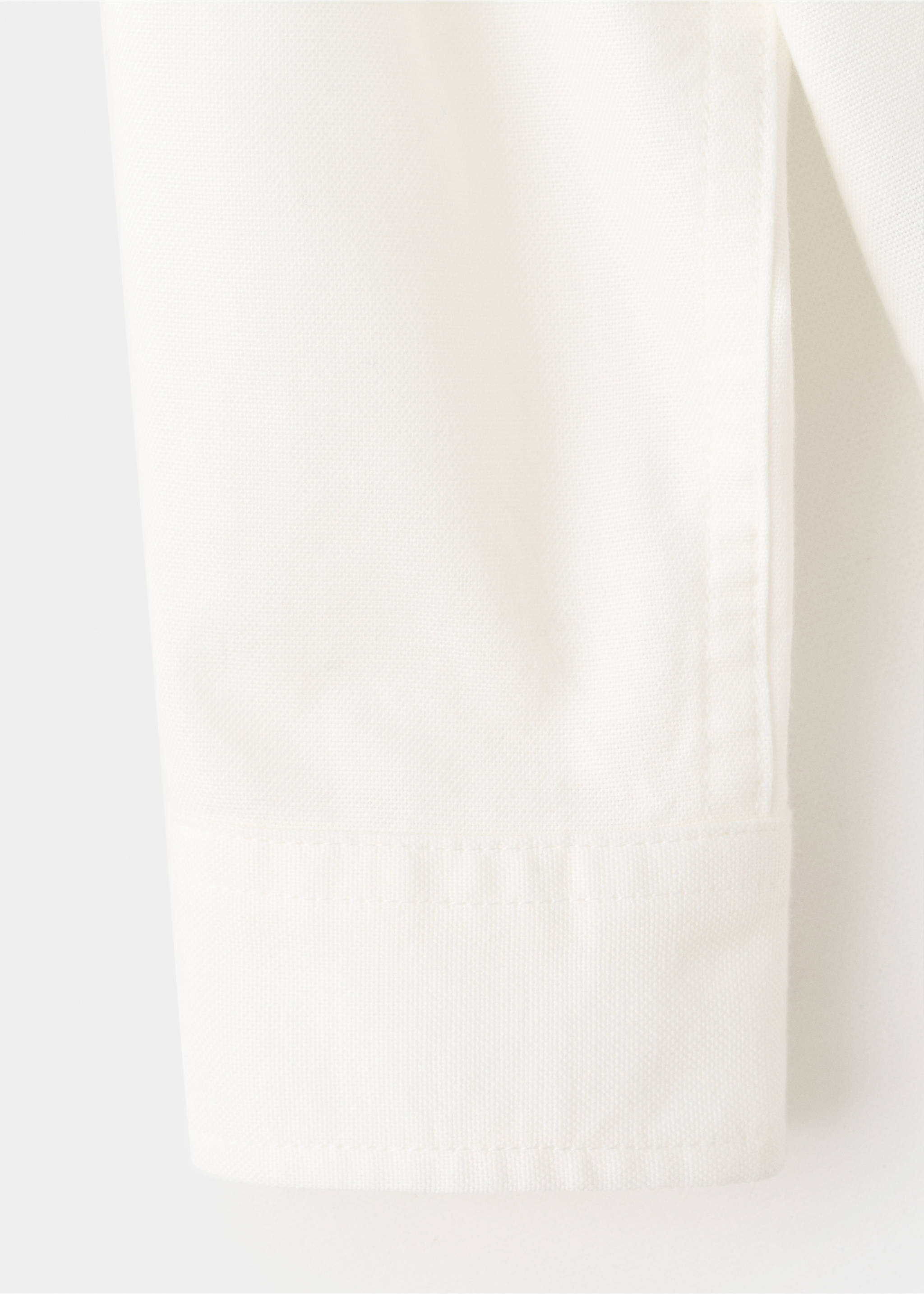 Shirt with reindeer embroidery - Details of the article 0, Off White. Ref: 17068635-00.