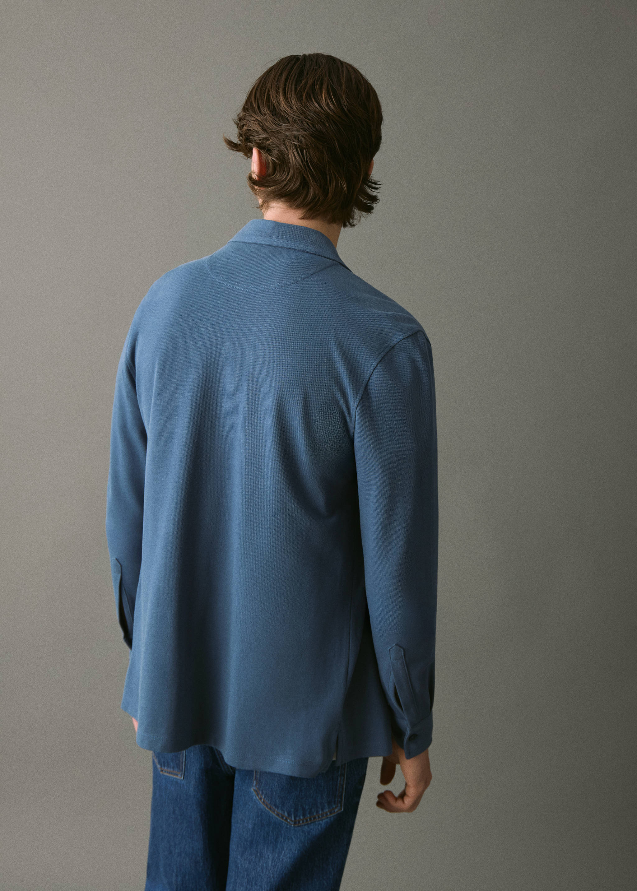 Camisa polo algodón - Reverso del artículo