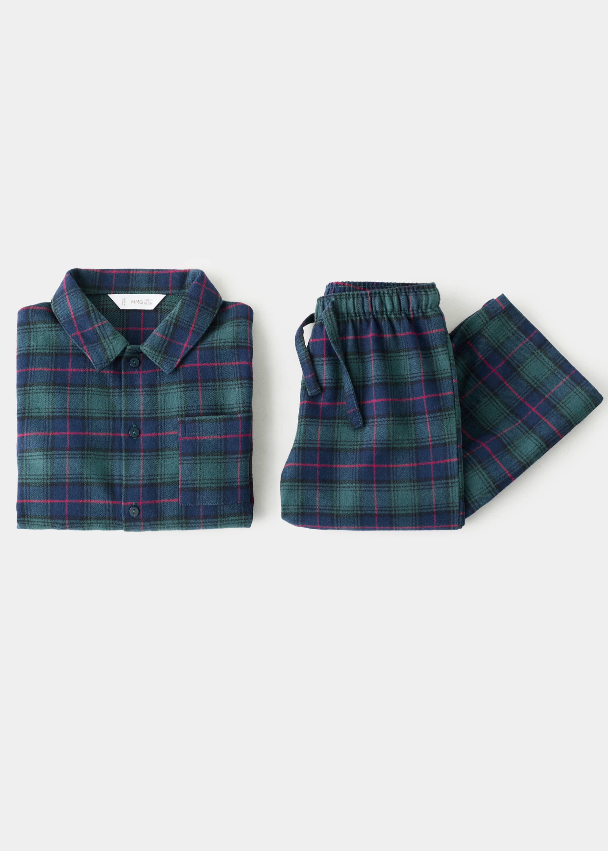 Pijama largo cuadros - Detalle del artículo 8