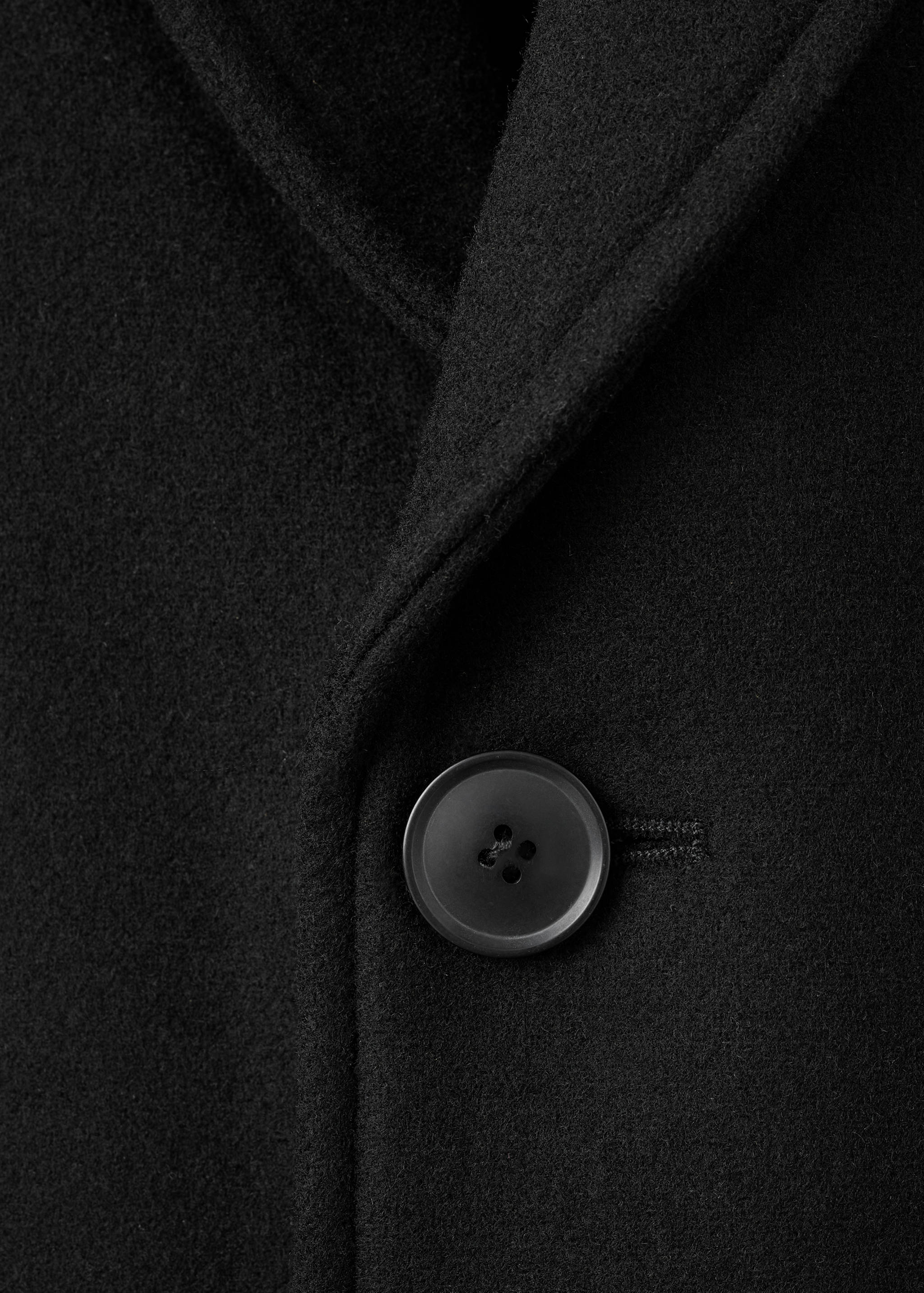 Lightweight recycled wool coat - Details of the article 8