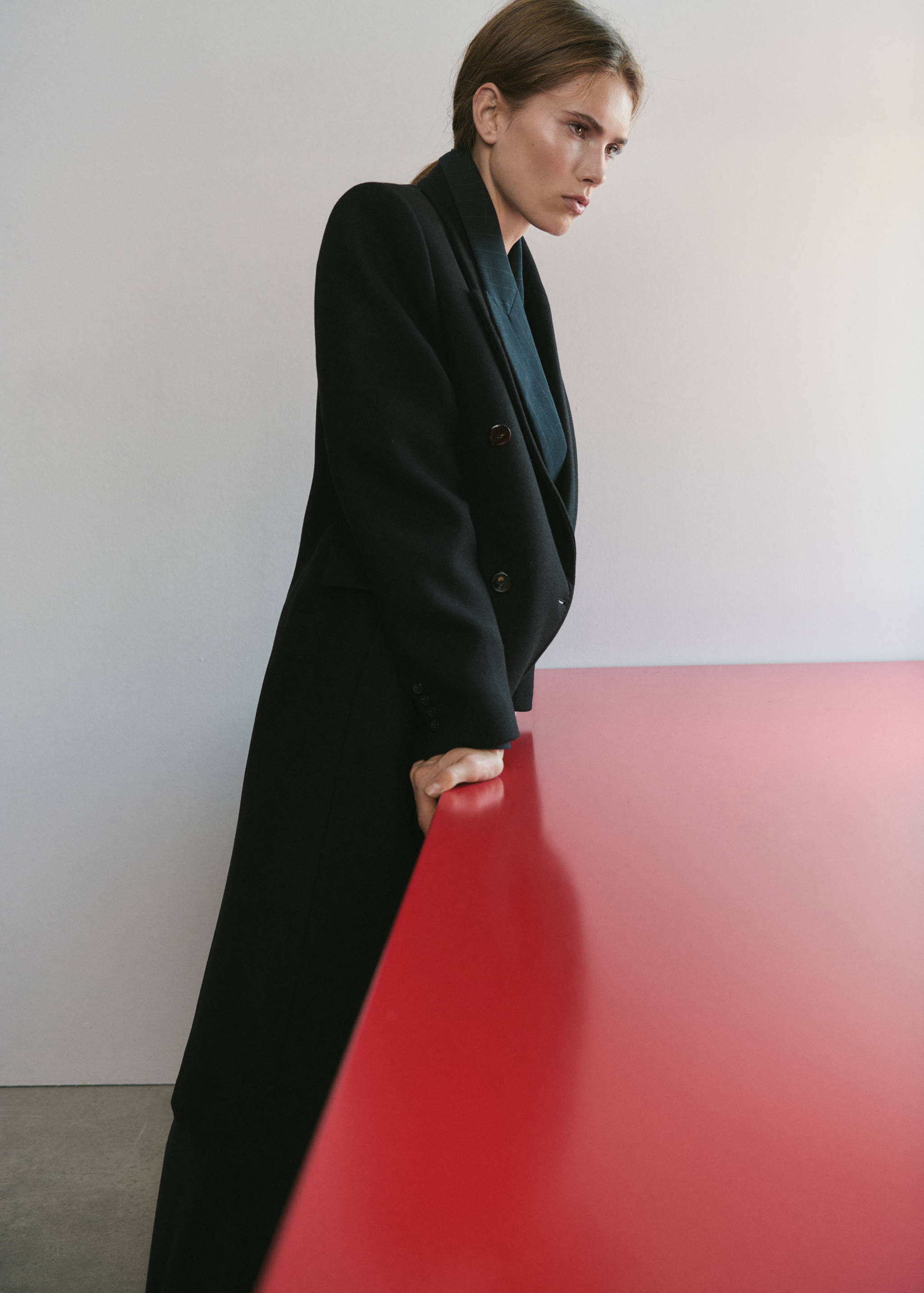 Manteau en laine à double boutonnage - Détail de l'article 2