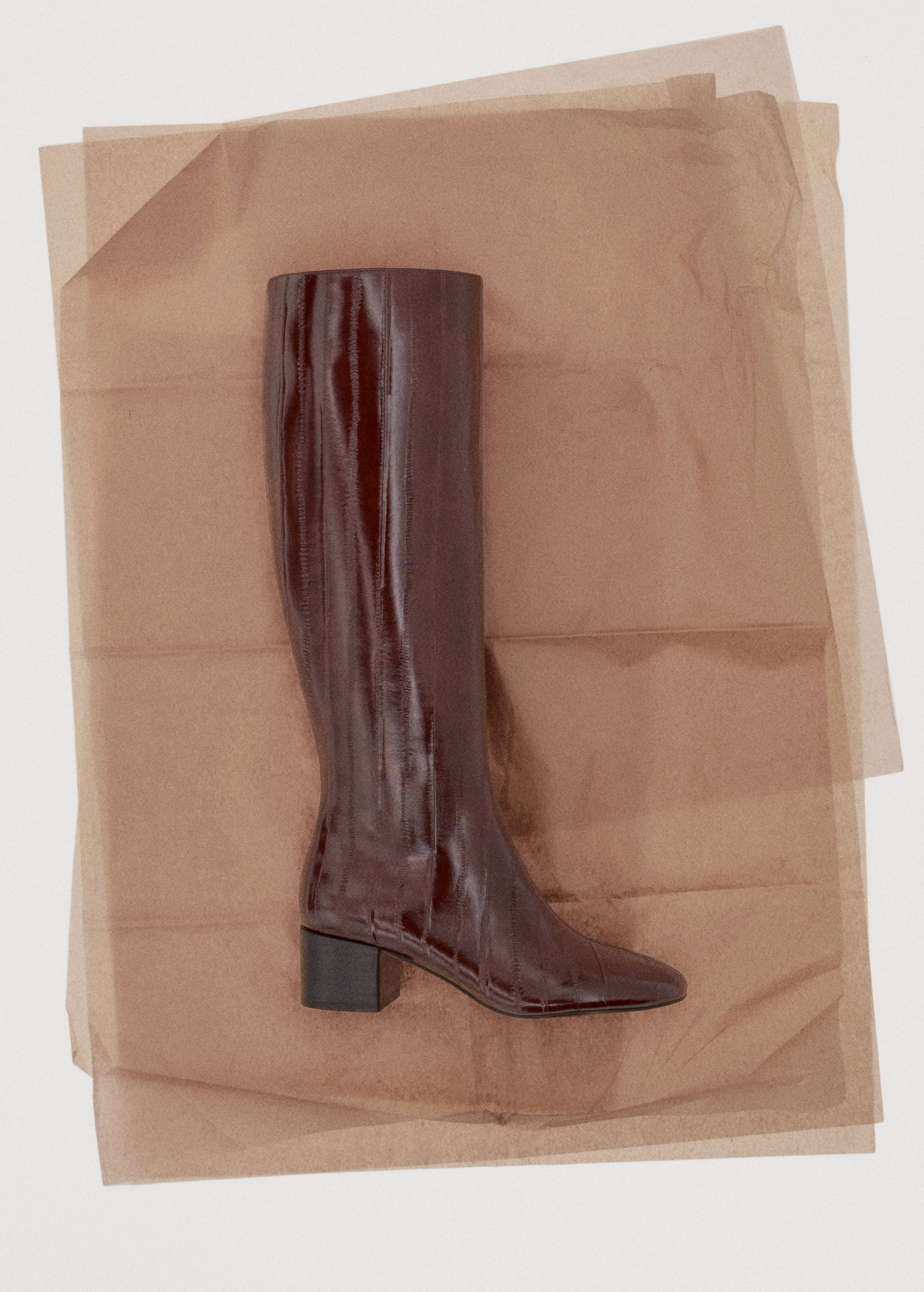 Bota salto textura - Pormenor do artigo 7