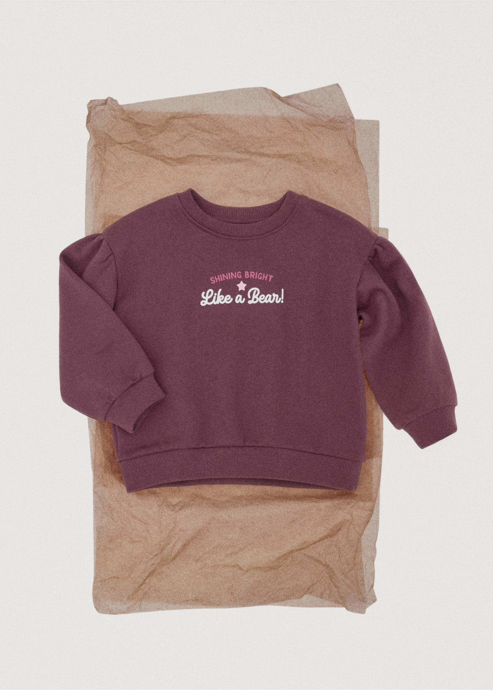 Printed cotton sweatshirt - Details of the article 7, Maroon. Ref: 17069098-00.