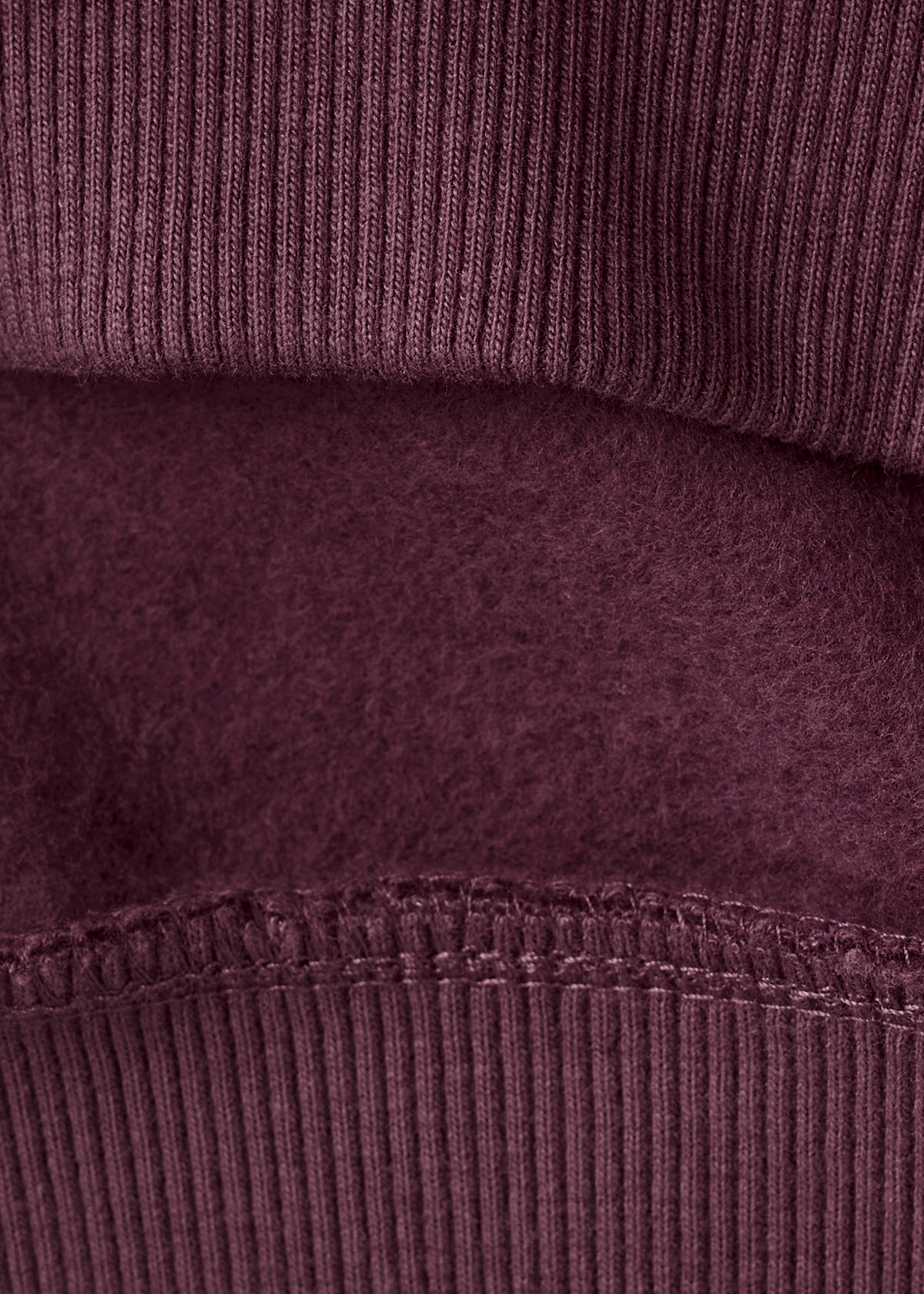 Printed cotton sweatshirt — Maroon