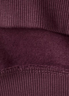 Printed cotton sweatshirt — Maroon 8