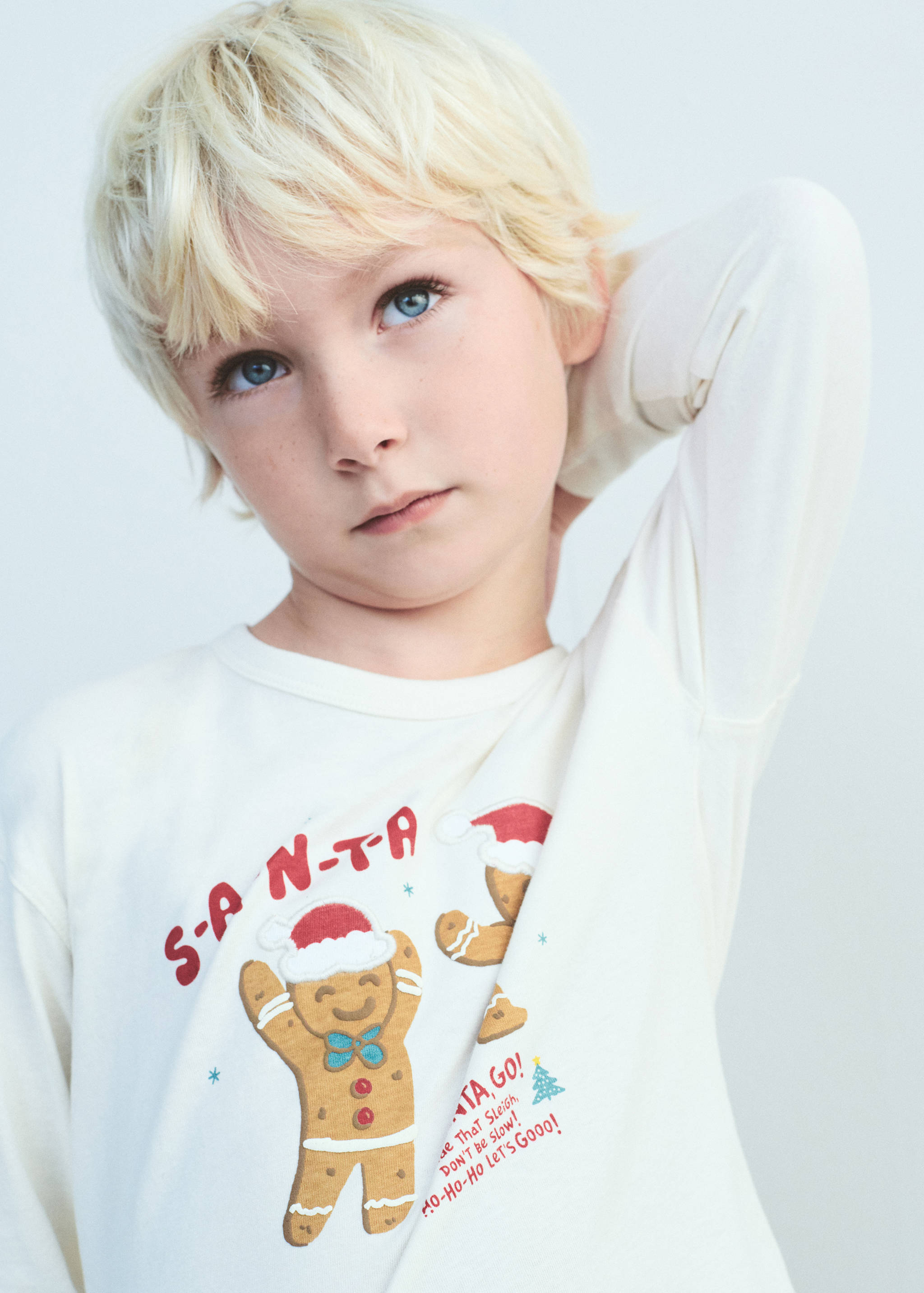 Christmas-print t-shirt - Details of the article 6