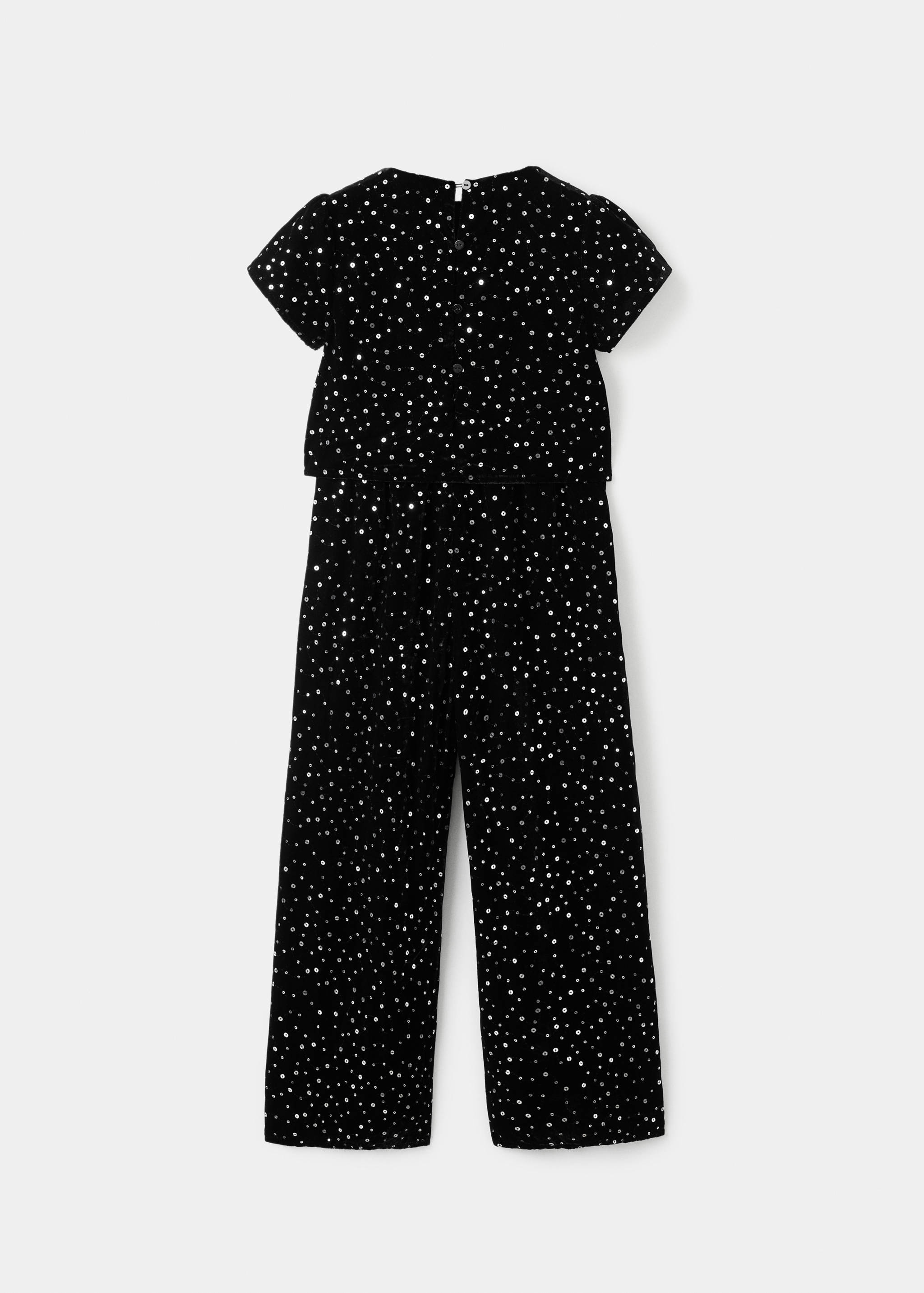 Sequins long jumpsuit - Reverse of the article