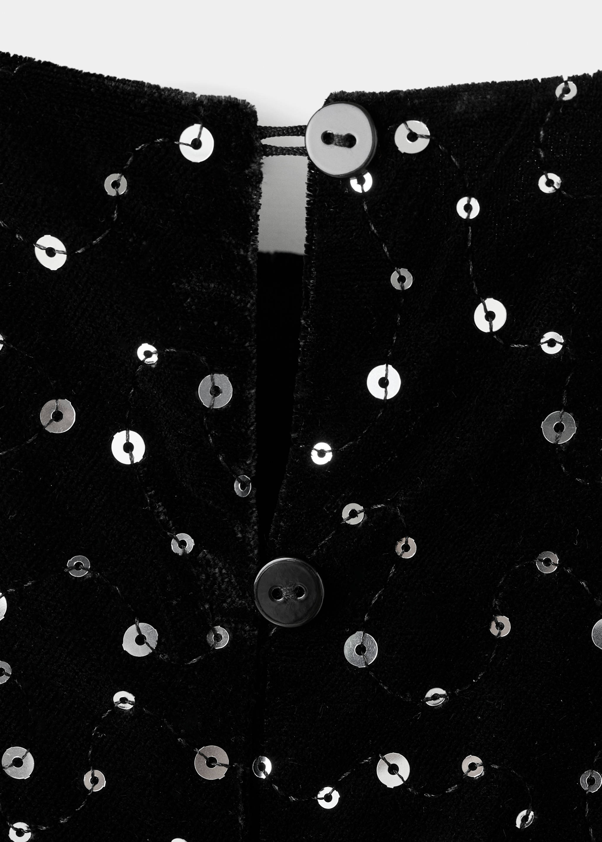 Sequins long jumpsuit - Details of the article 8