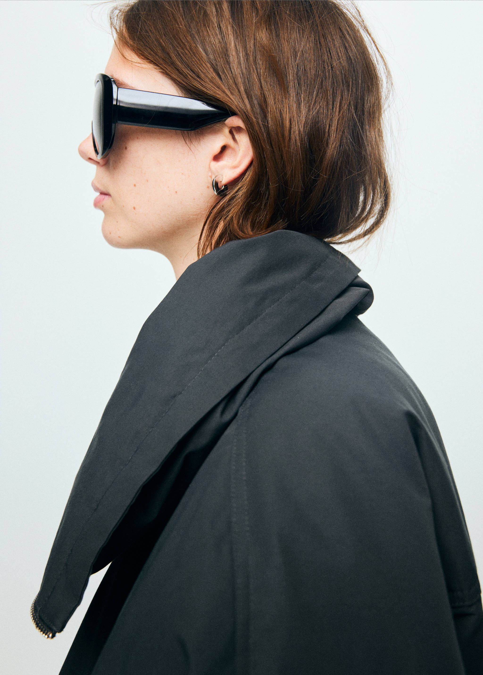 Funnel-neck bomber jacket - Details of the article 1