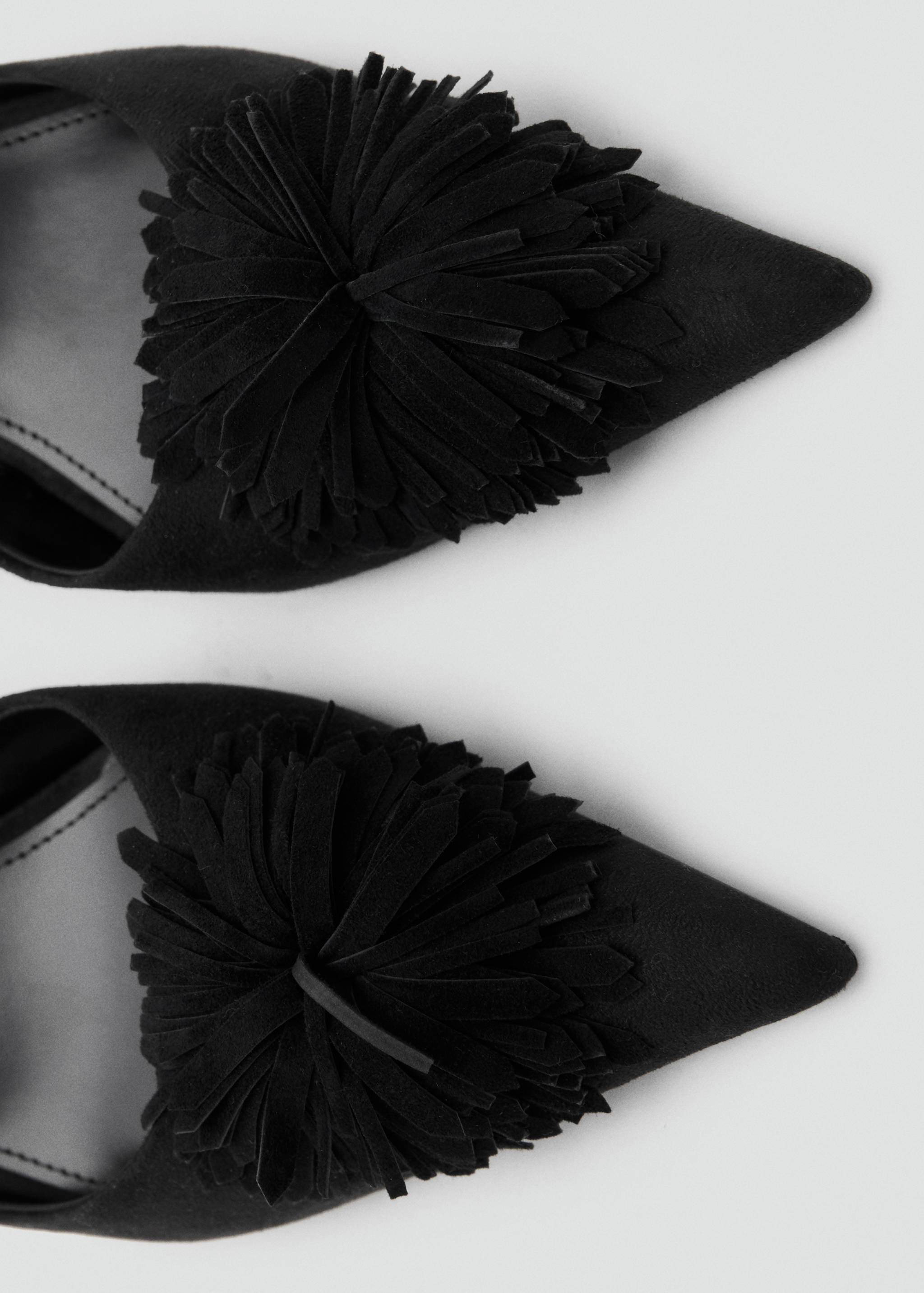 Kitten-heel pom-pom shoes - Details of the article 2