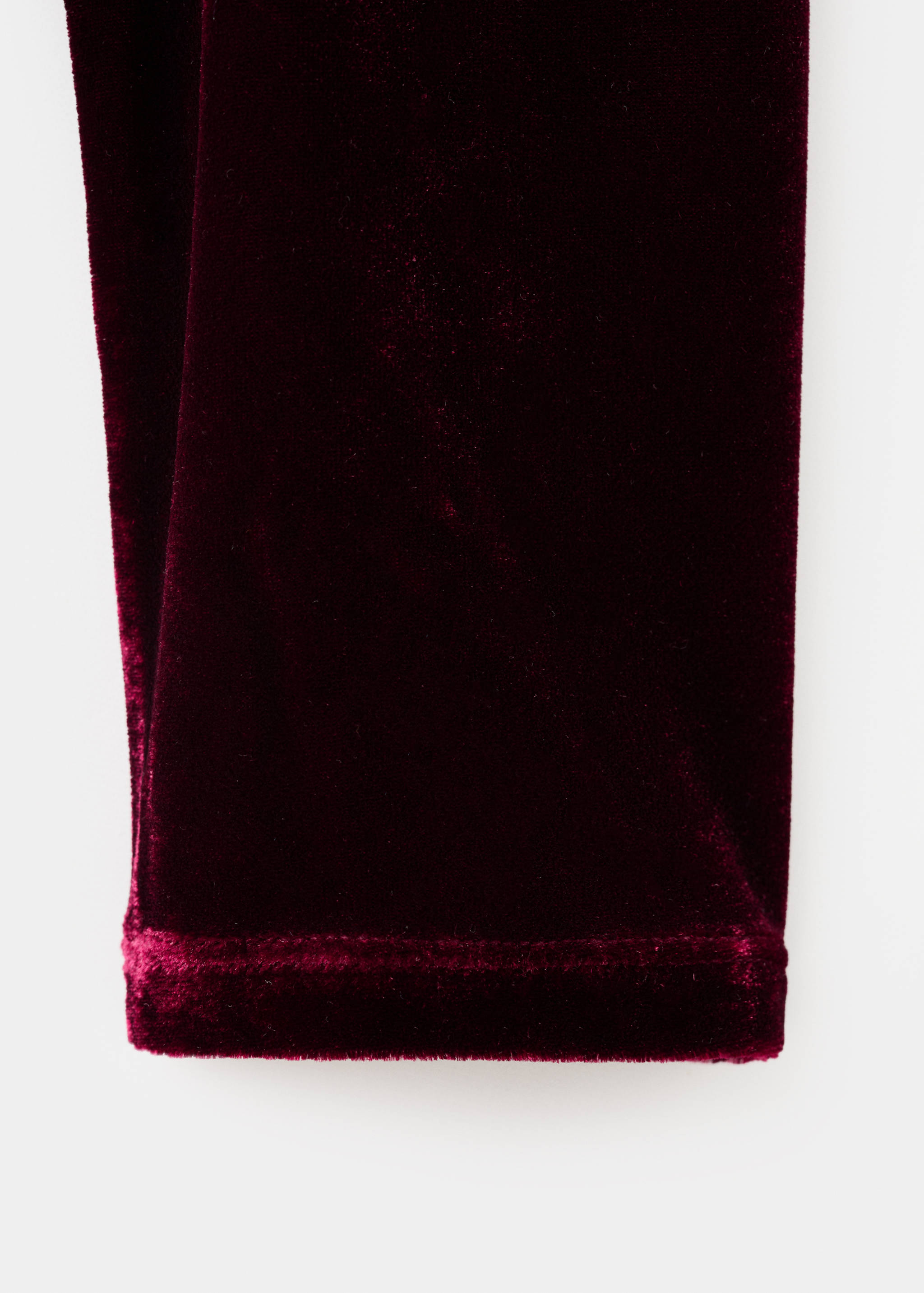 Velvet blouse with bows - Details of the article 0