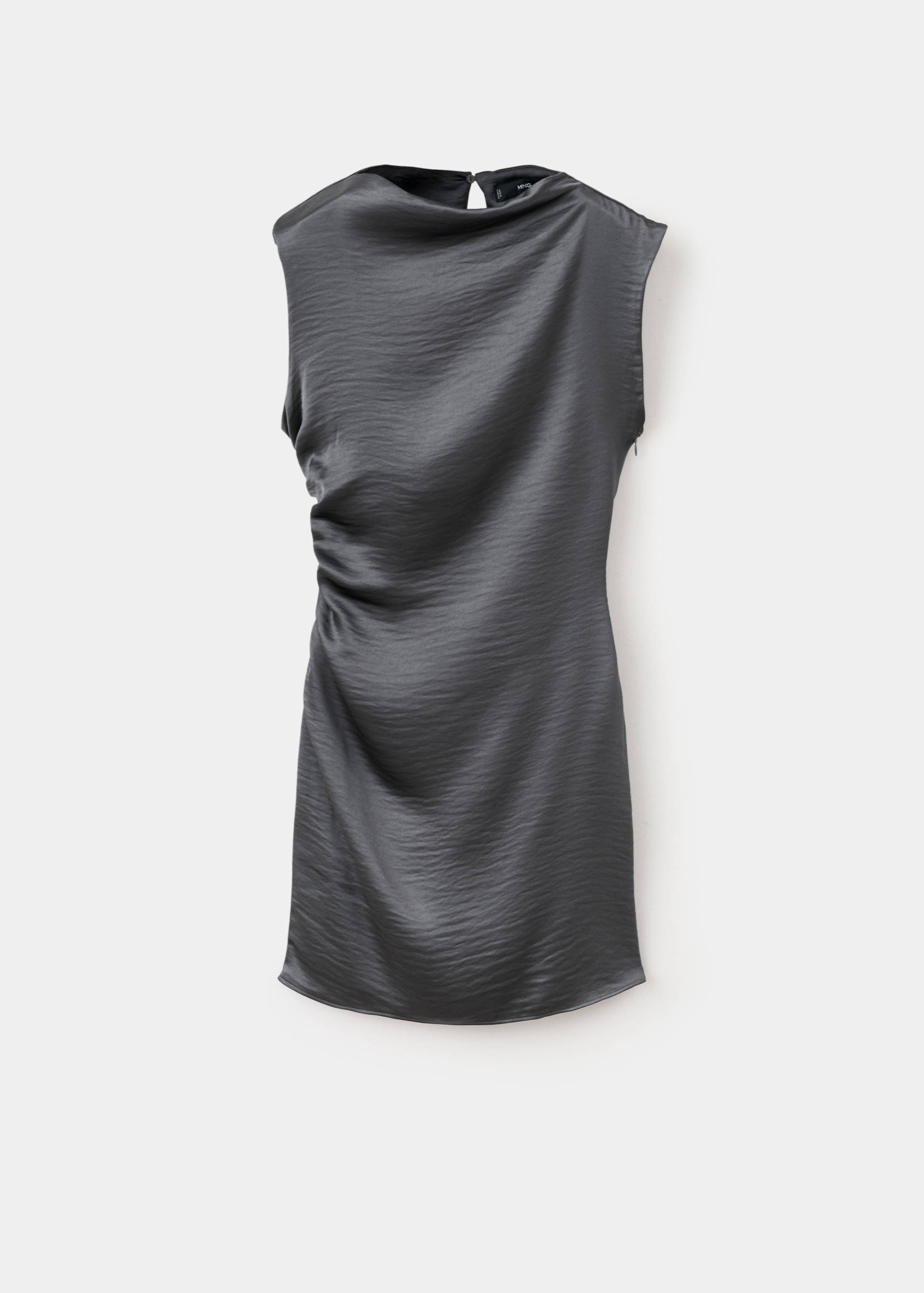 Satin-Kleid mit Knittereffekt - Artikel ohne Model