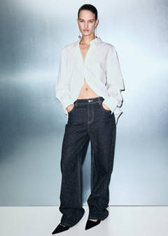 Straight jeans with rhinestone detail — Open Blue 2